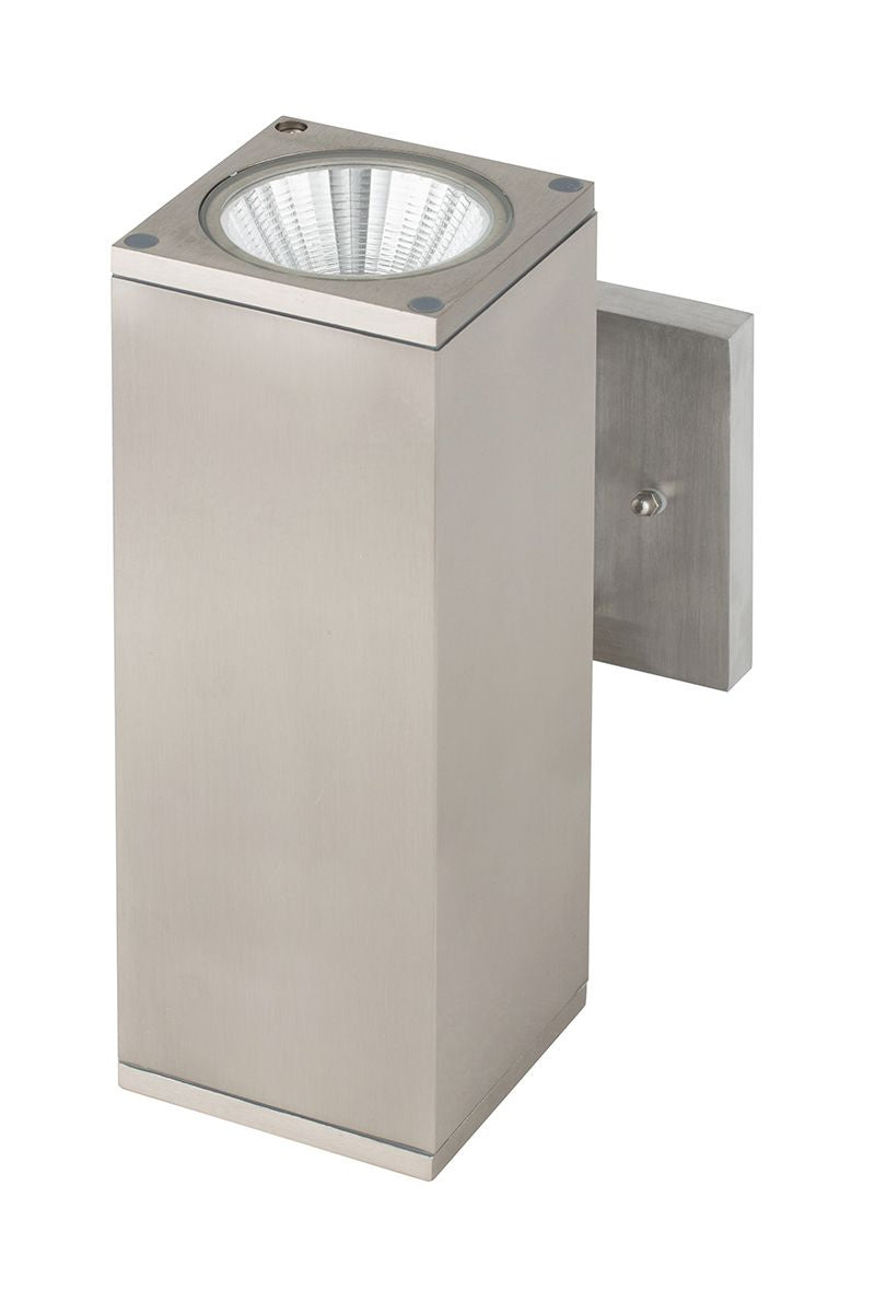 LED Cylinder Light in Brushed Nickel