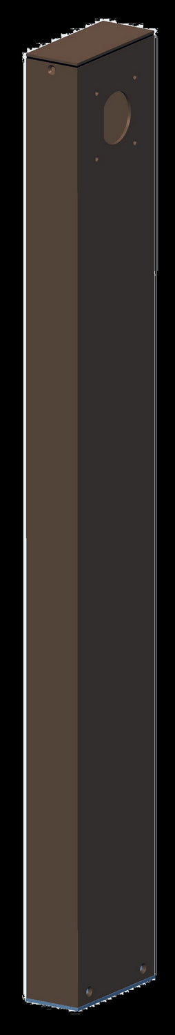 One Side Post in Dark Bronze