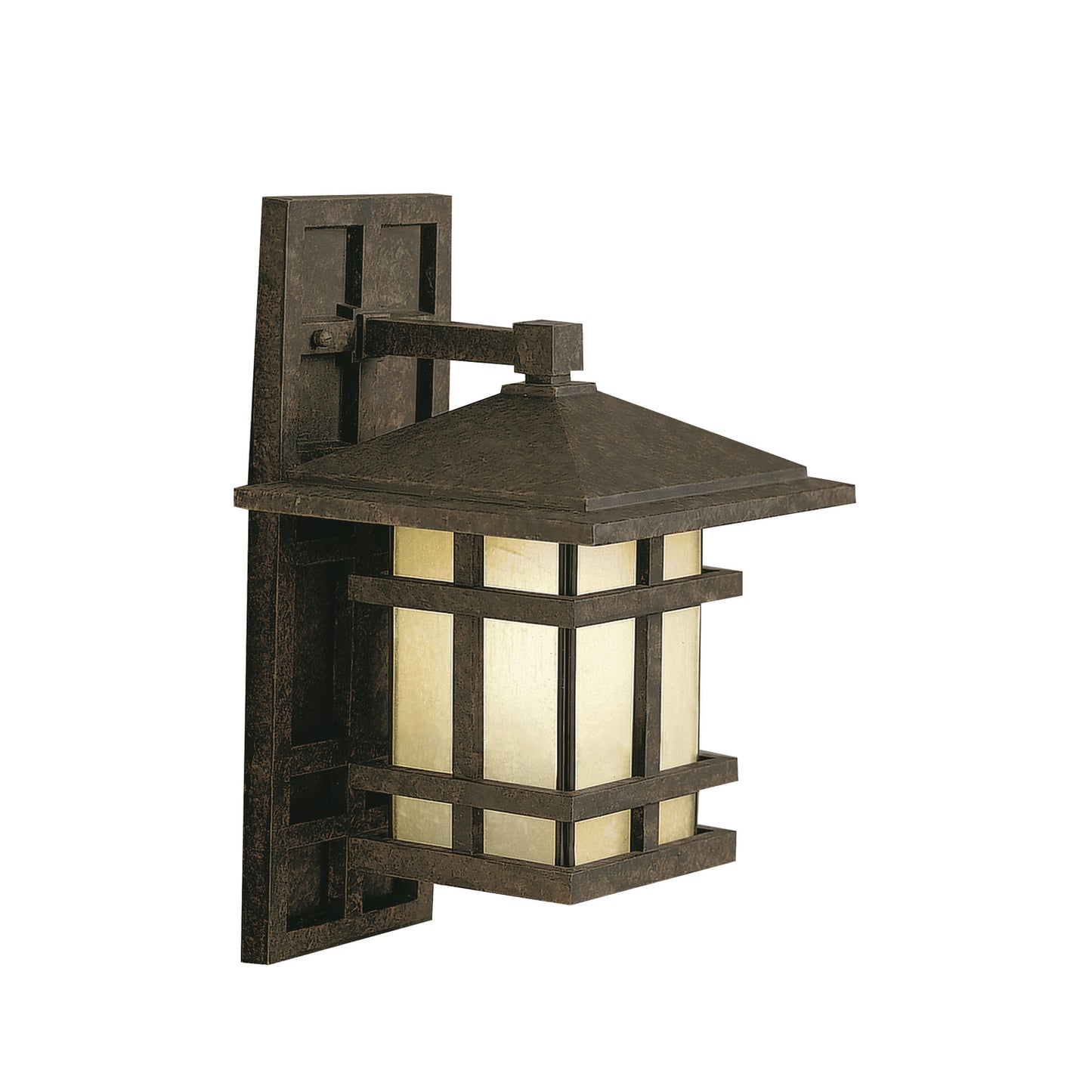 Cross Creek One Light Outdoor Wall Mount in Aged Bronze