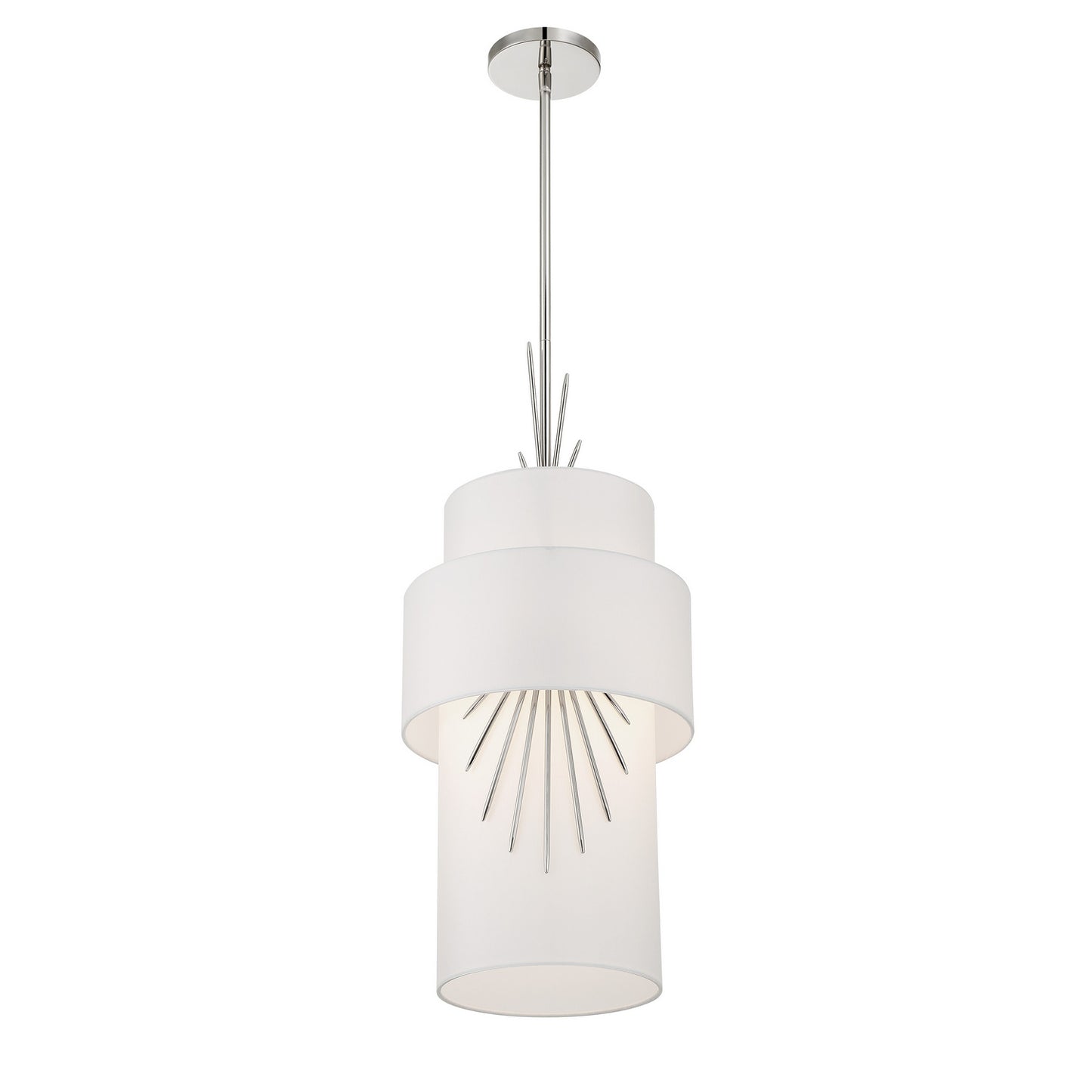 Gramercy by Robin Baron One Light Mini Pendant in Polished Nickel