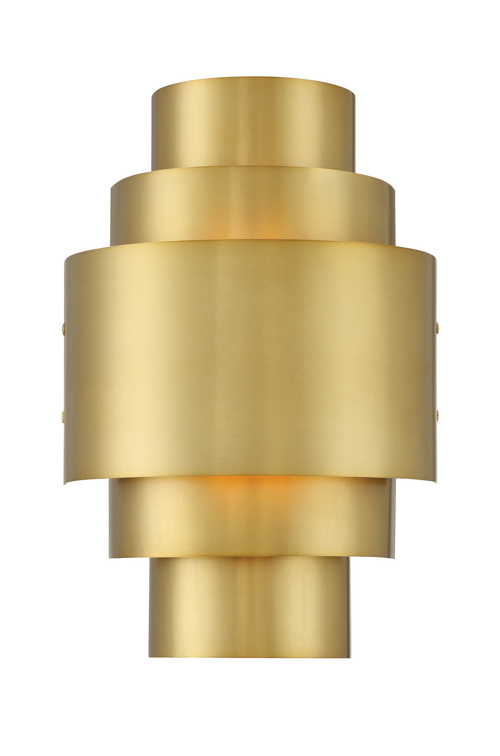 SpyGlass Terrace Two Light Wall Sconce in Soft Brass