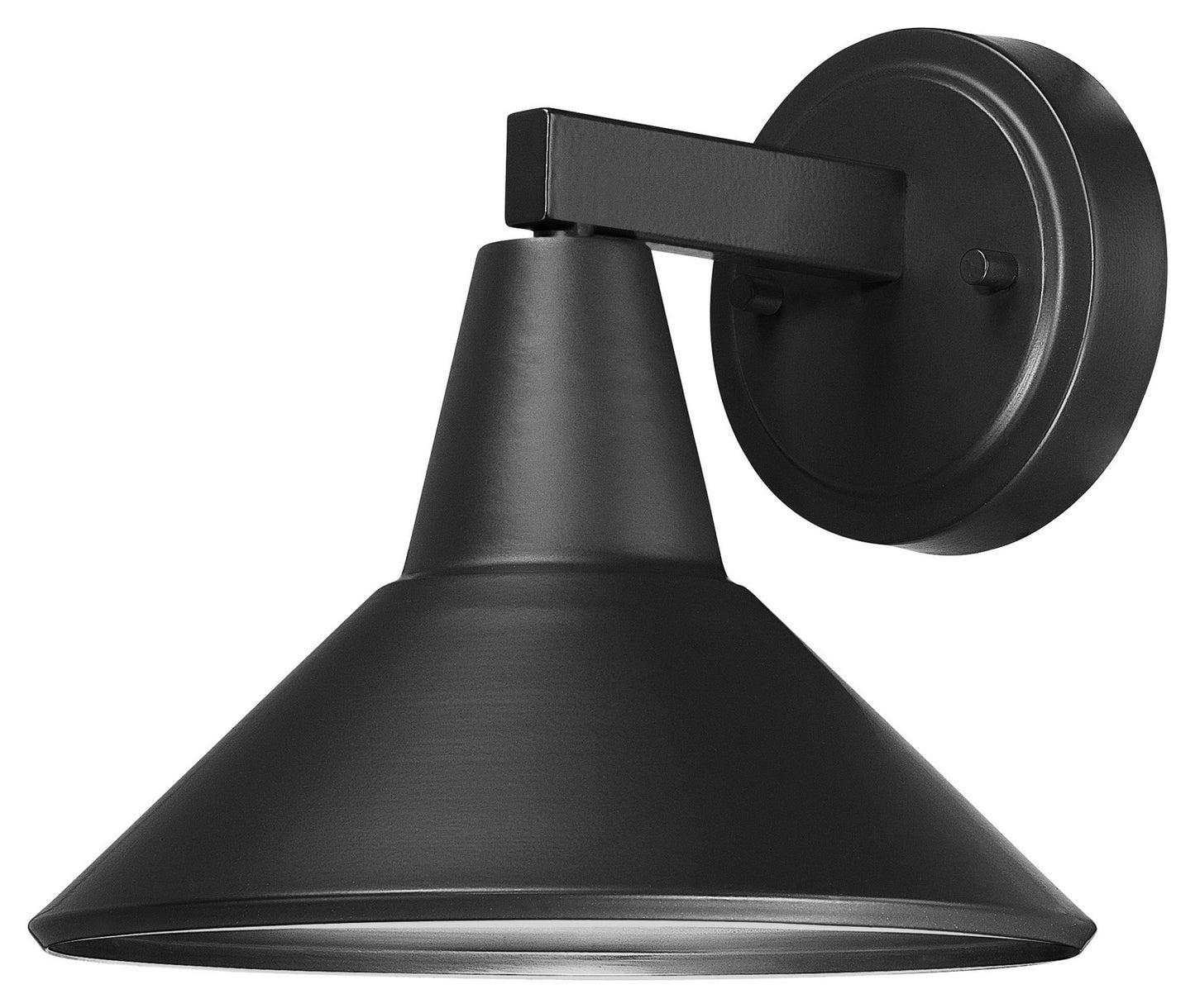 Bay Crest One Light Wall Mount in Coal