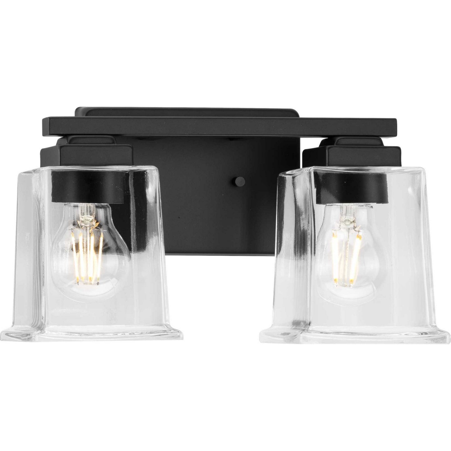 Gilmour Two Light Bath Vanity in Matte Black
