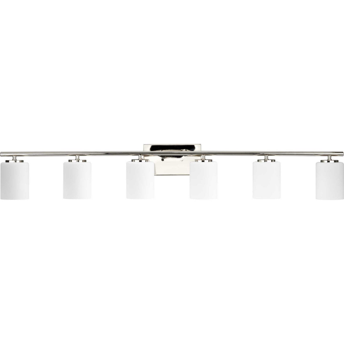 Replay Six Light Bath Vanity in Polished Nickel
