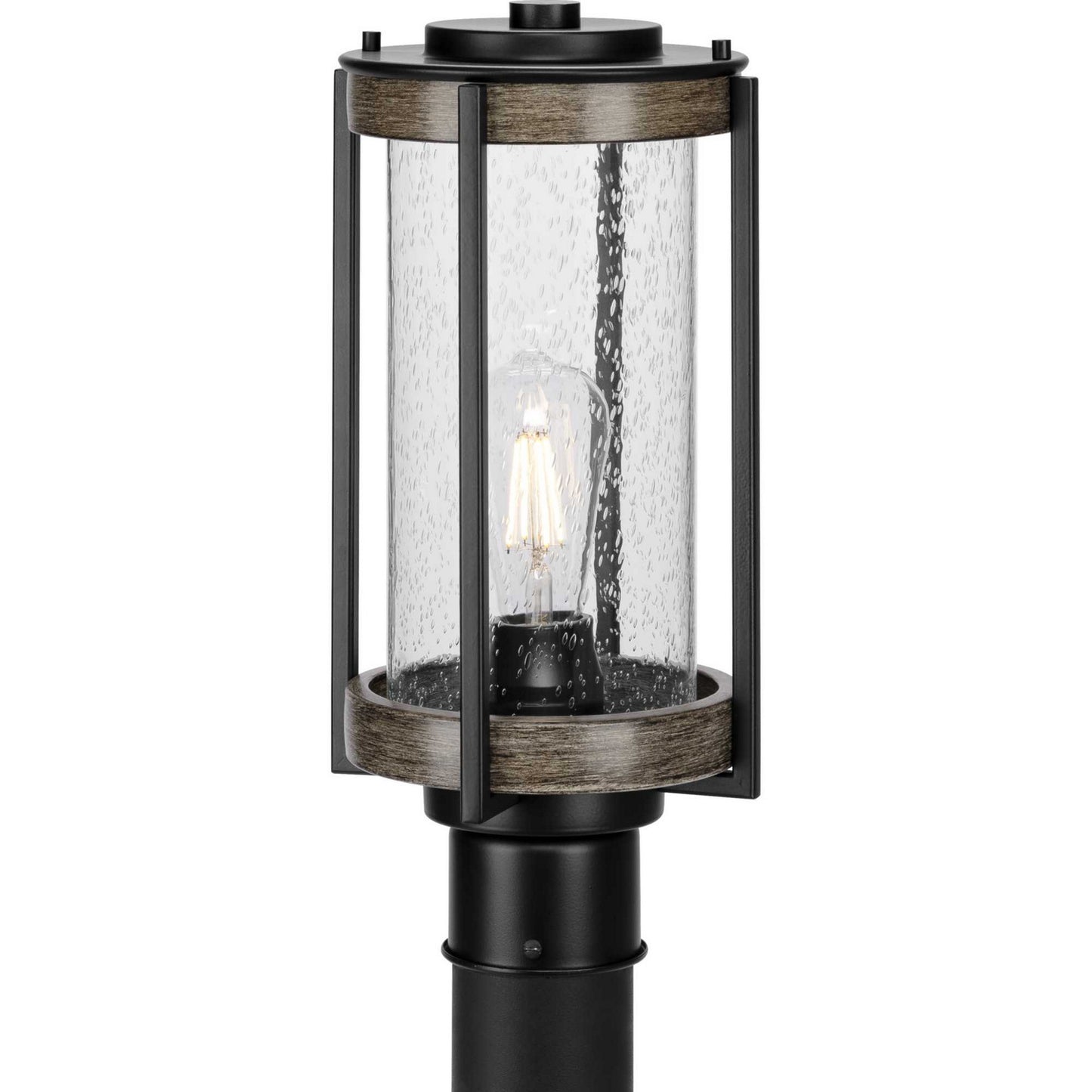 Whitmire One Light Outdoor Post Mount in Matte Black