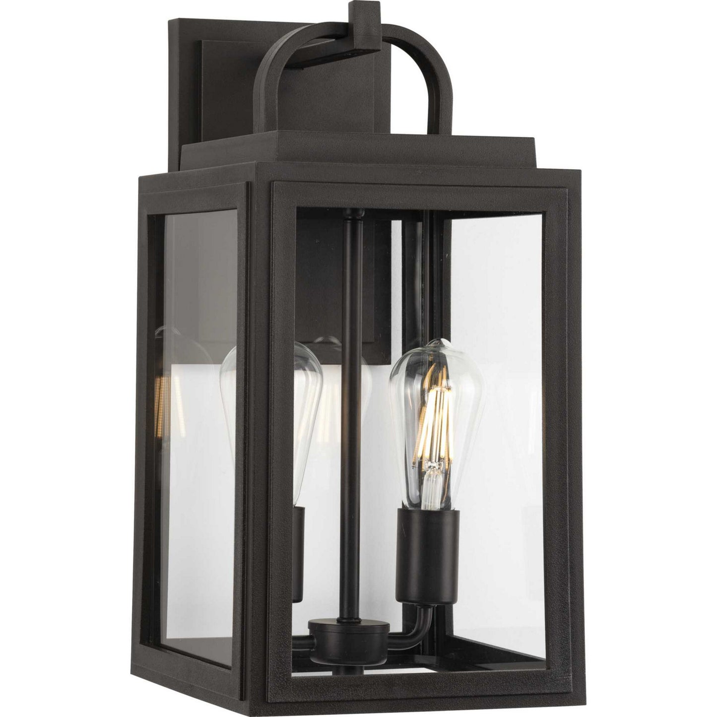Grandbury Two Light Outdoor Wall Lantern in Antique Bronze