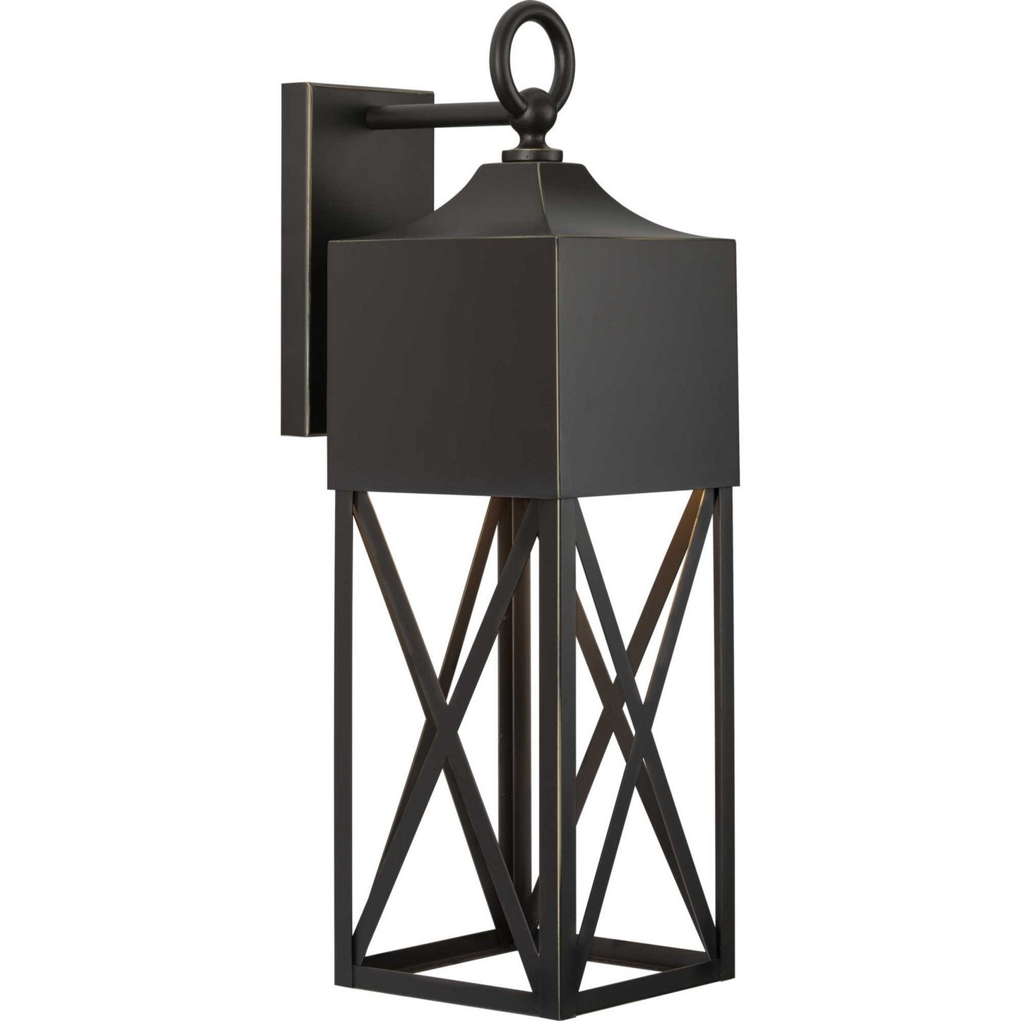 Birkdale One Light Outdoor Wall Lantern in Antique Bronze