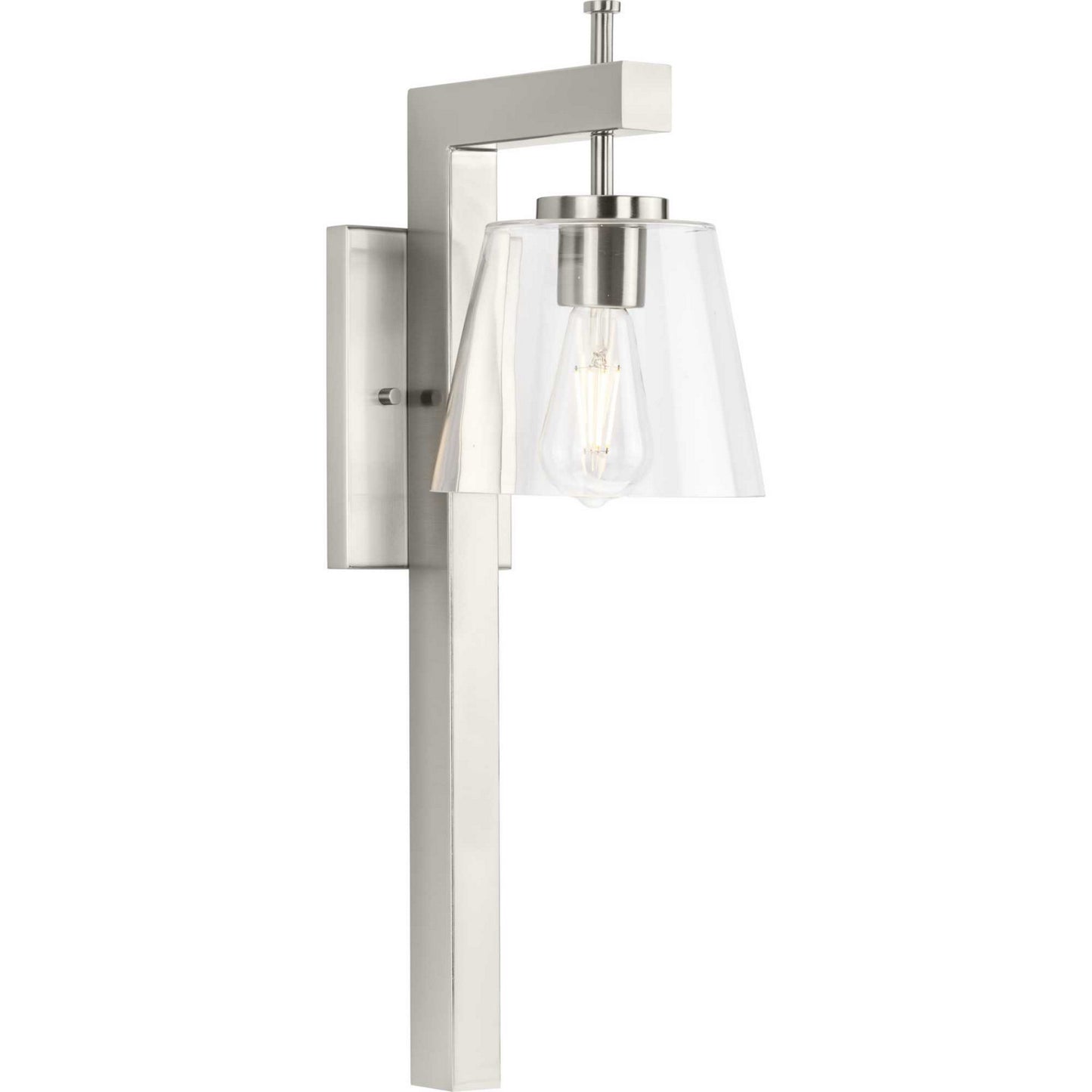 Saffert One Light Wall Bracket in Brushed Nickel