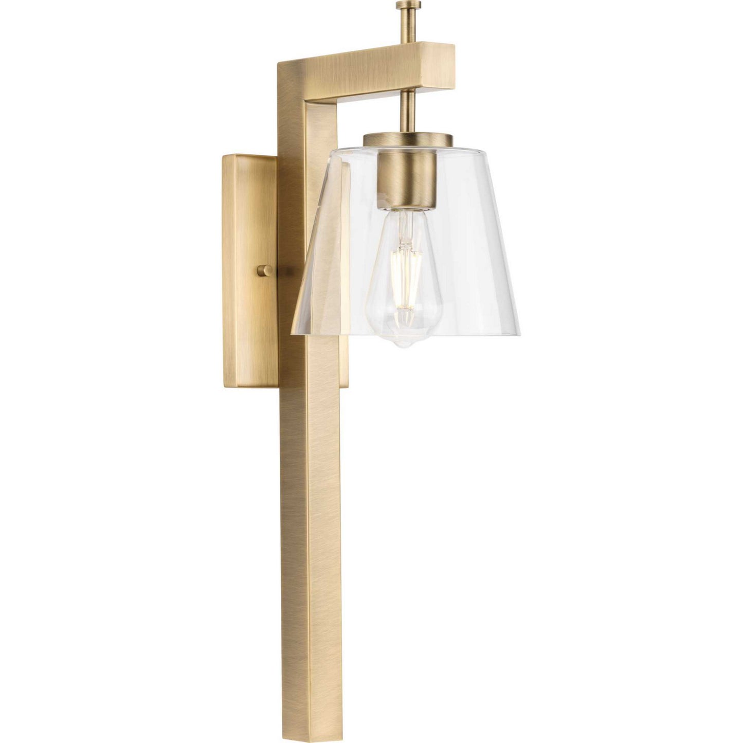 Saffert One Light Wall Bracket in Vintage Brass