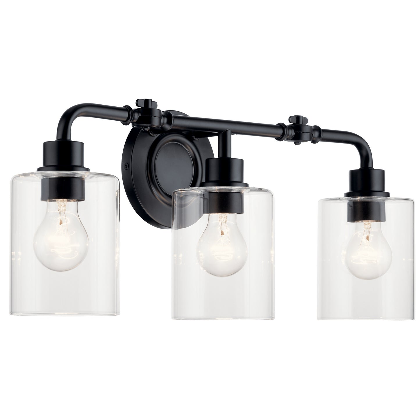 Gunnison Three Light Bath in Black