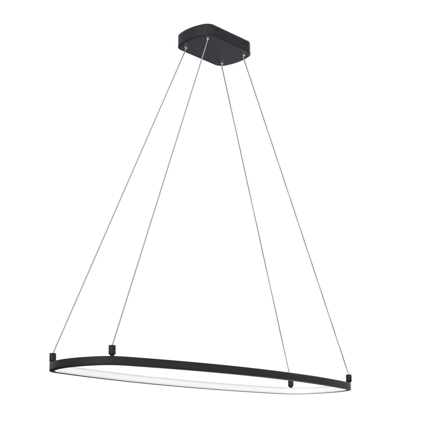 Koloa LED Chandelier in Matte Black