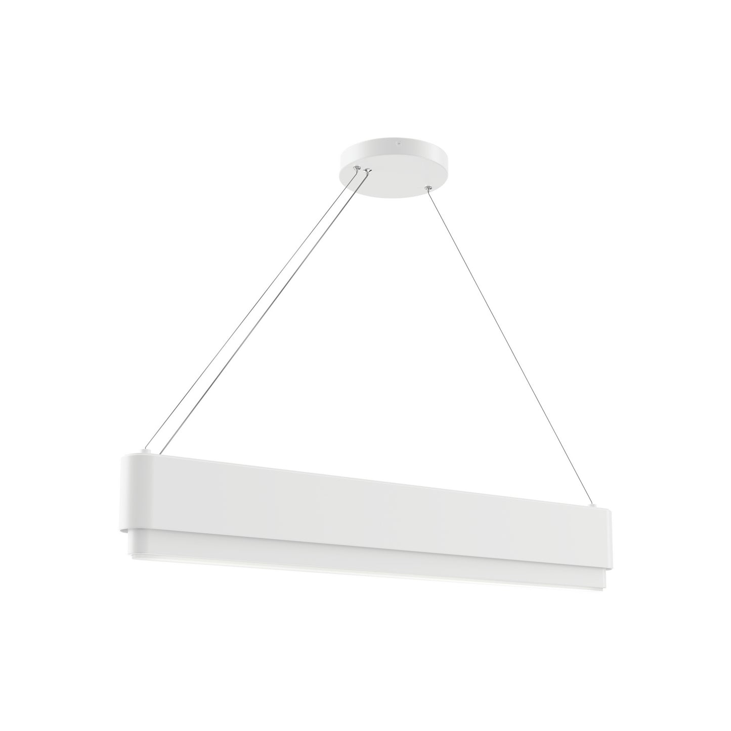 Walman LED Linear Chandelier in White