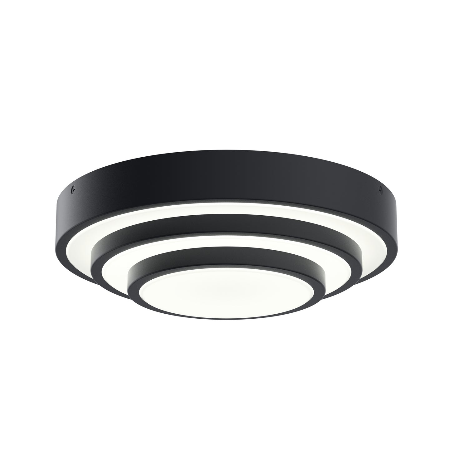 Dombard LED Flush Mount in Matte Black