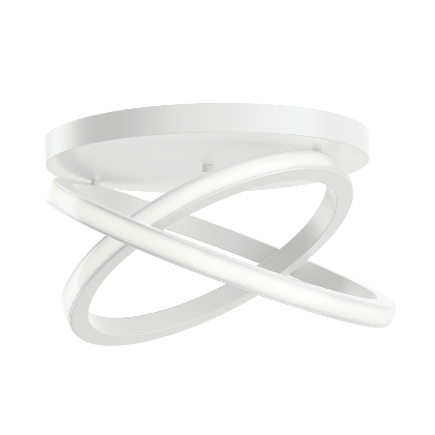 Caputo LED Flush Mount in White