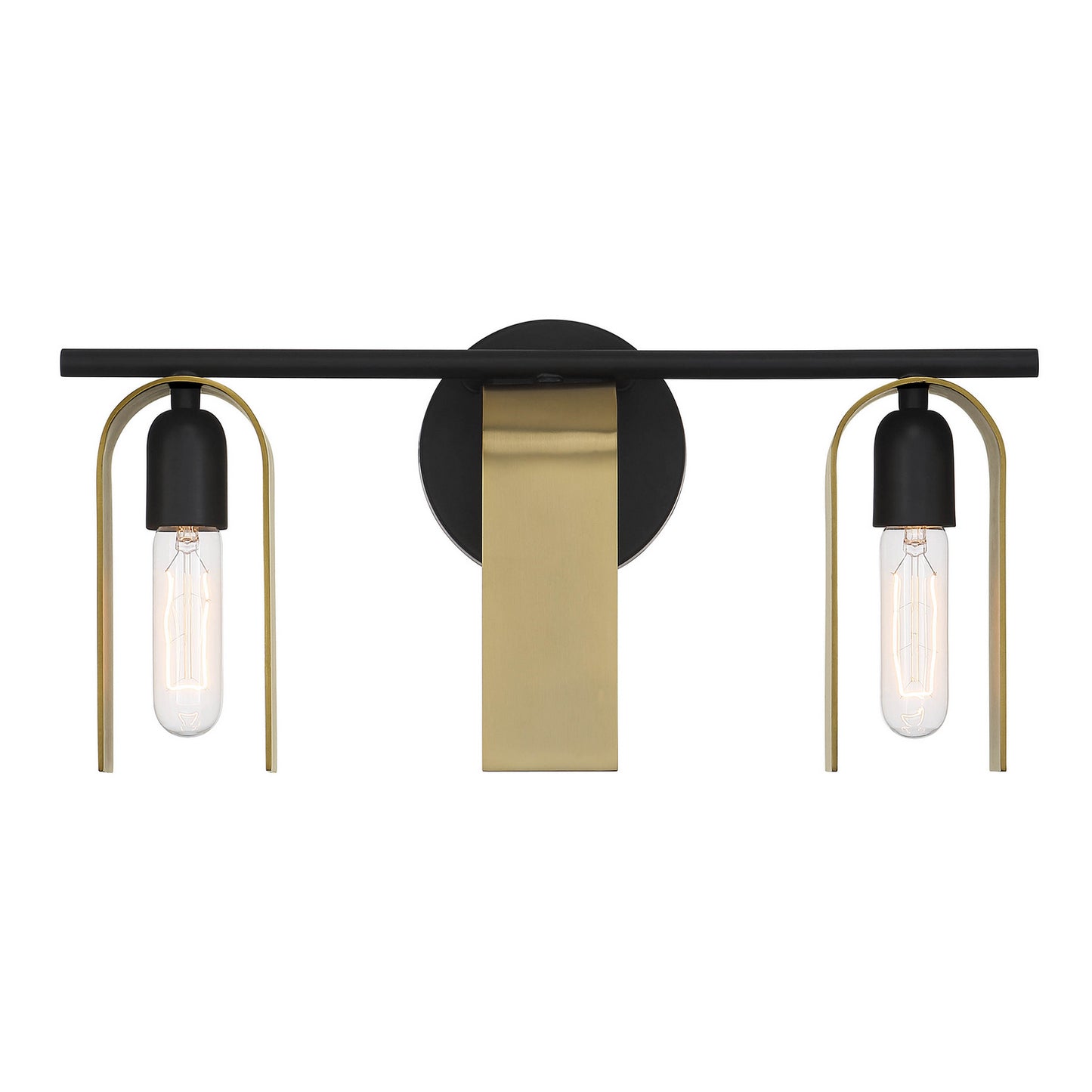 U Turn Three Light Vanity in Matte Black