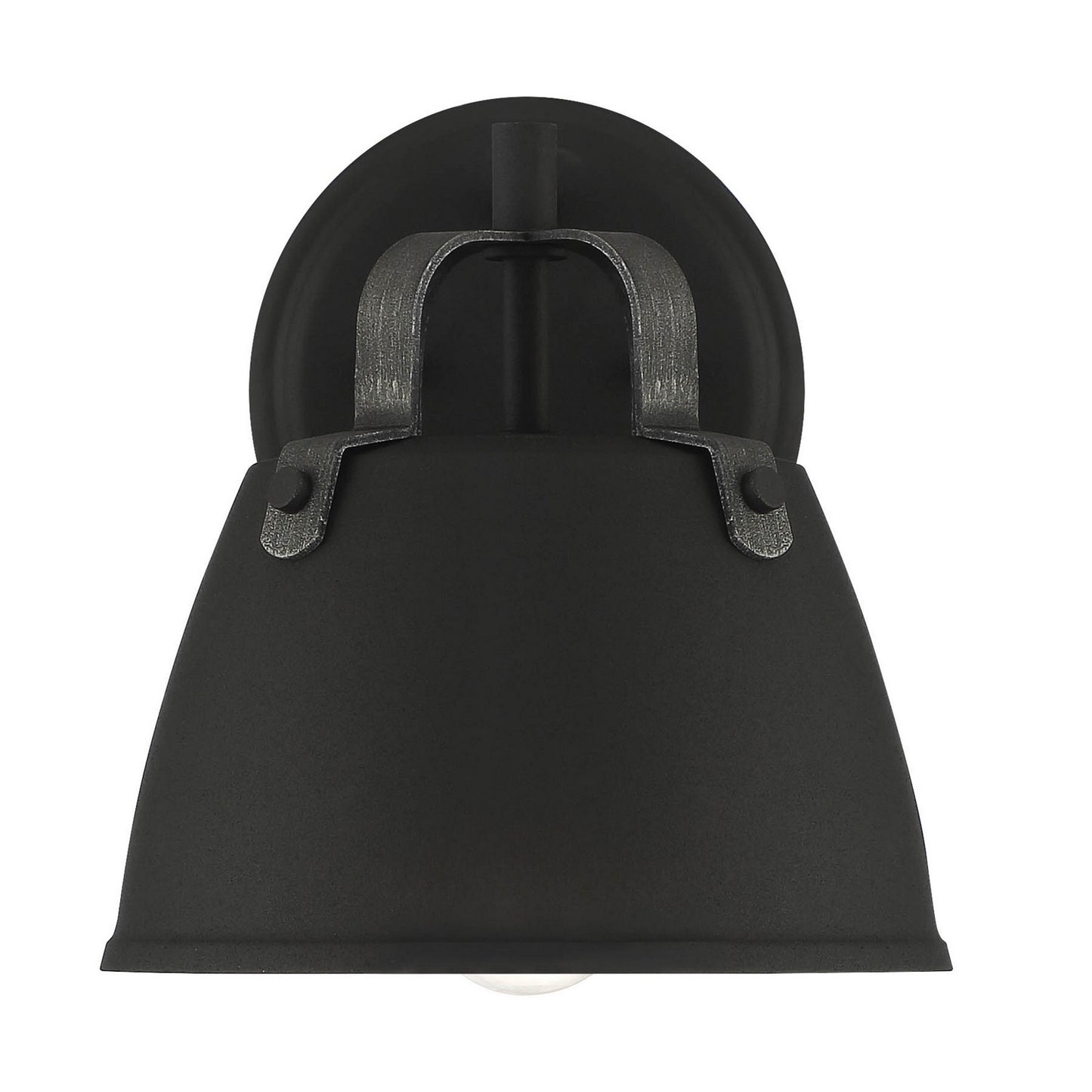 Albany One Light Wall Lantern in Black