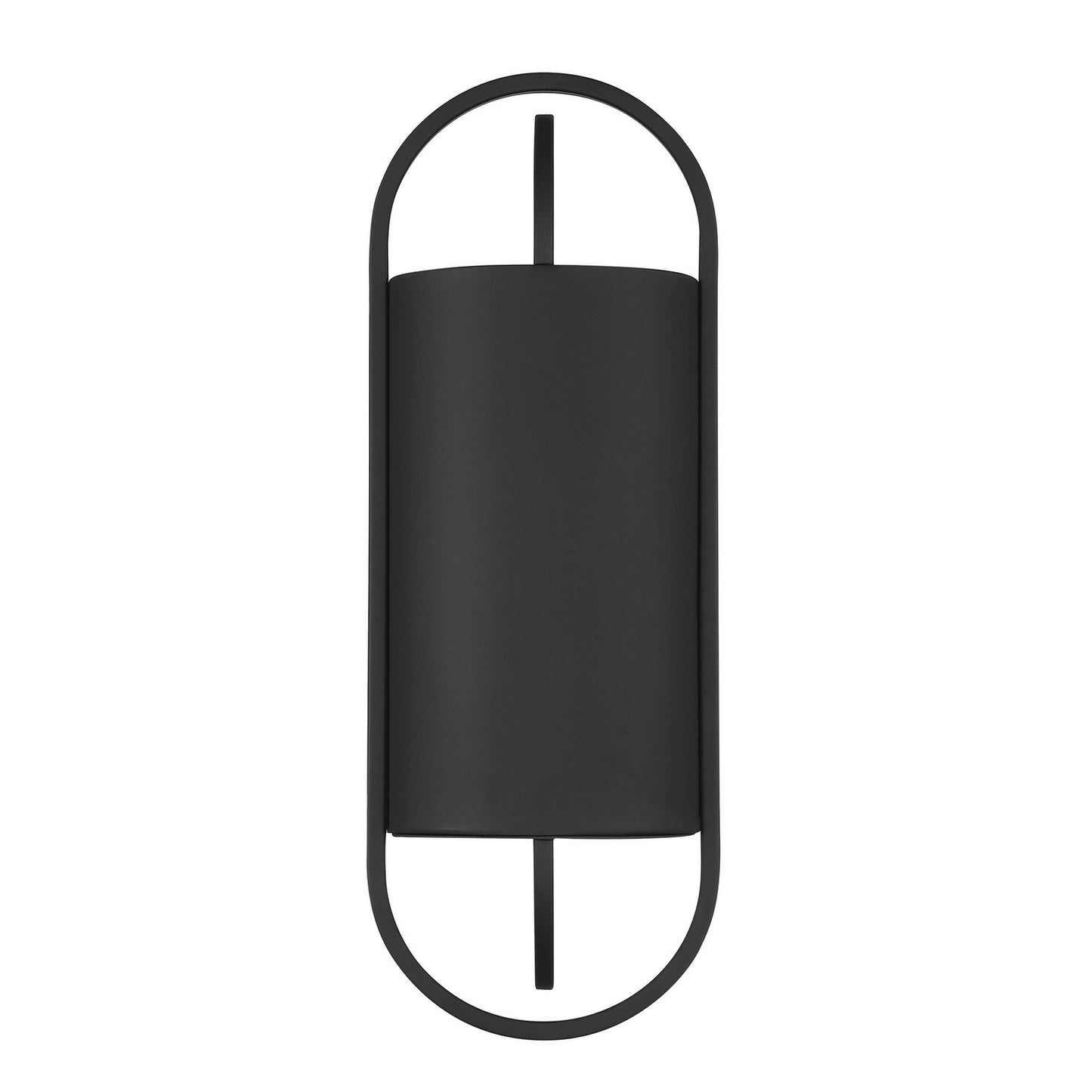 Nightfall One Light Wall Lantern in Black