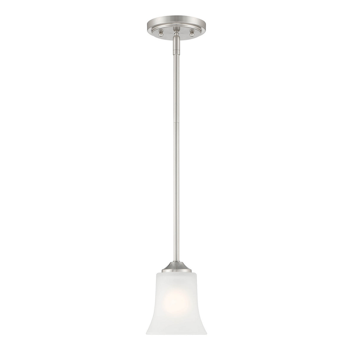 Bronson One Light Pendant in Brushed Nickel