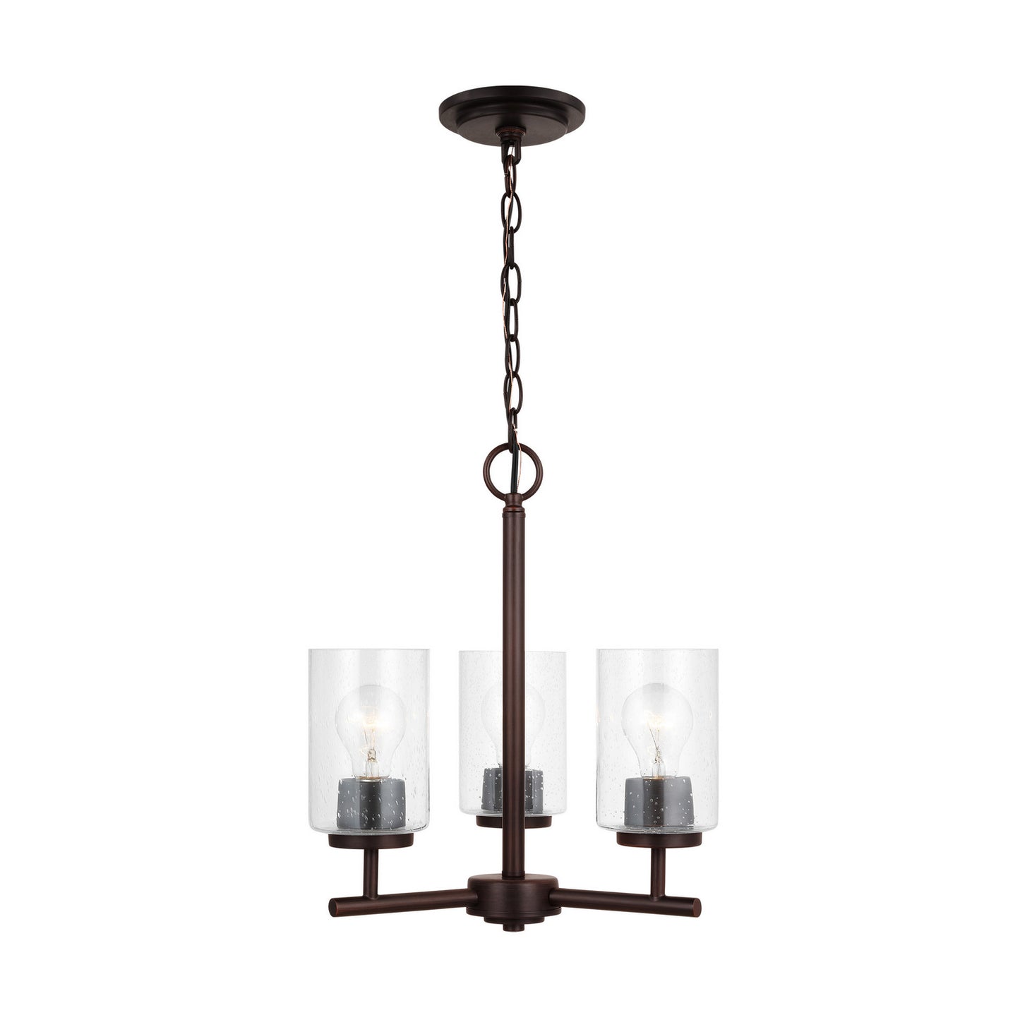 Generation Lighting - 31170-710 - Three Light Chandelier - Oslo - Bronze
