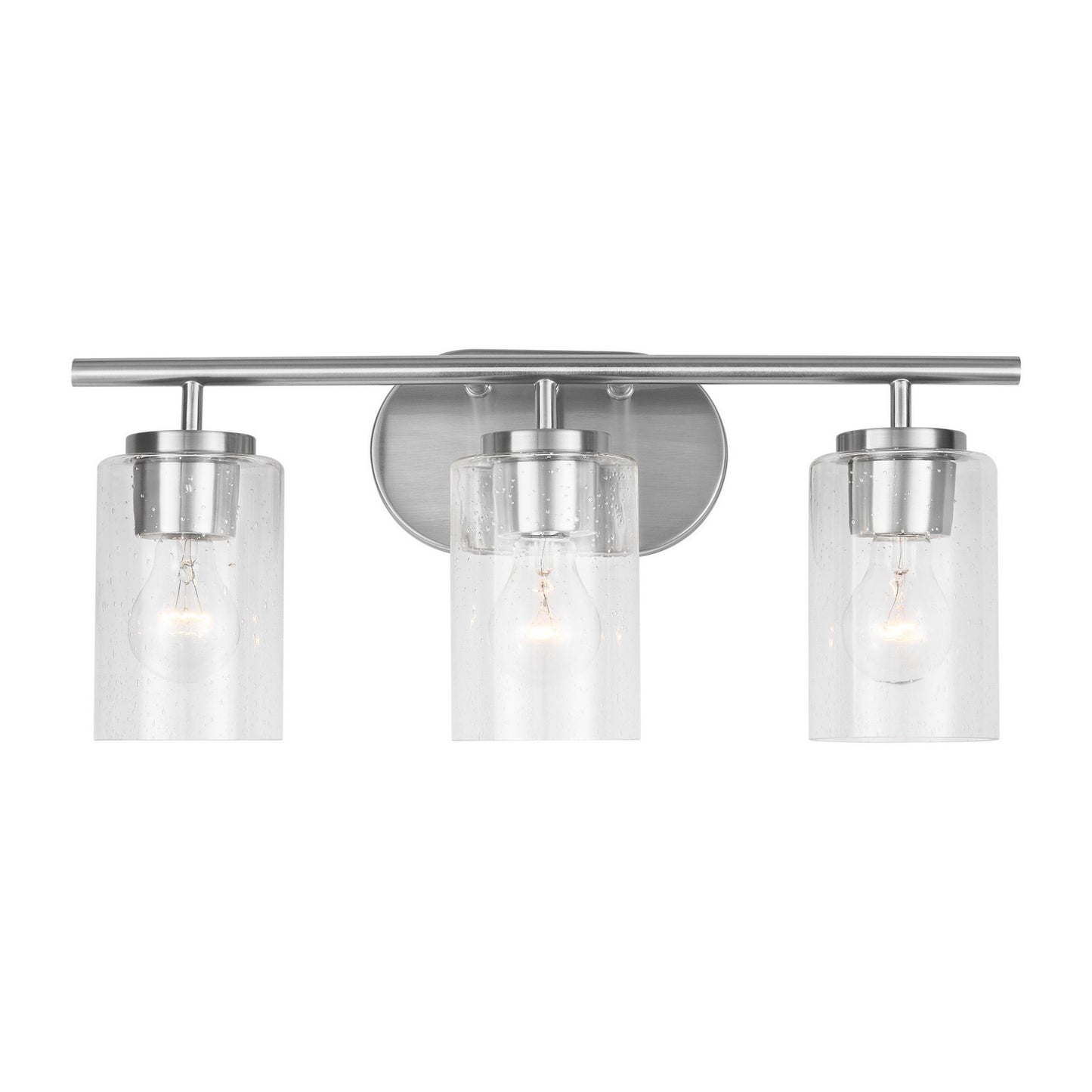 Oslo Three Light Wall / Bath in Brushed Nickel