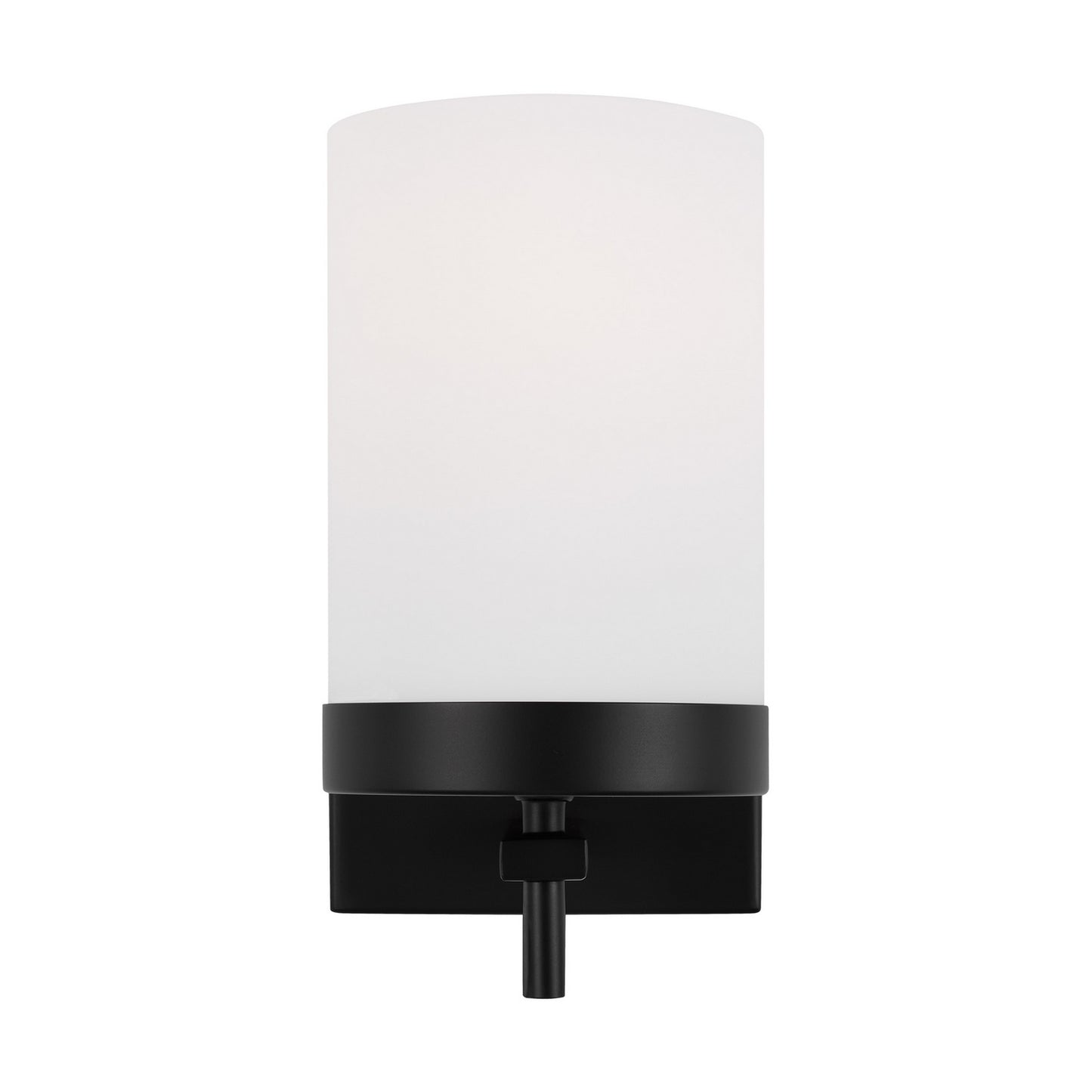 Zire One Light Wall / Bath Sconce in Midnight Black