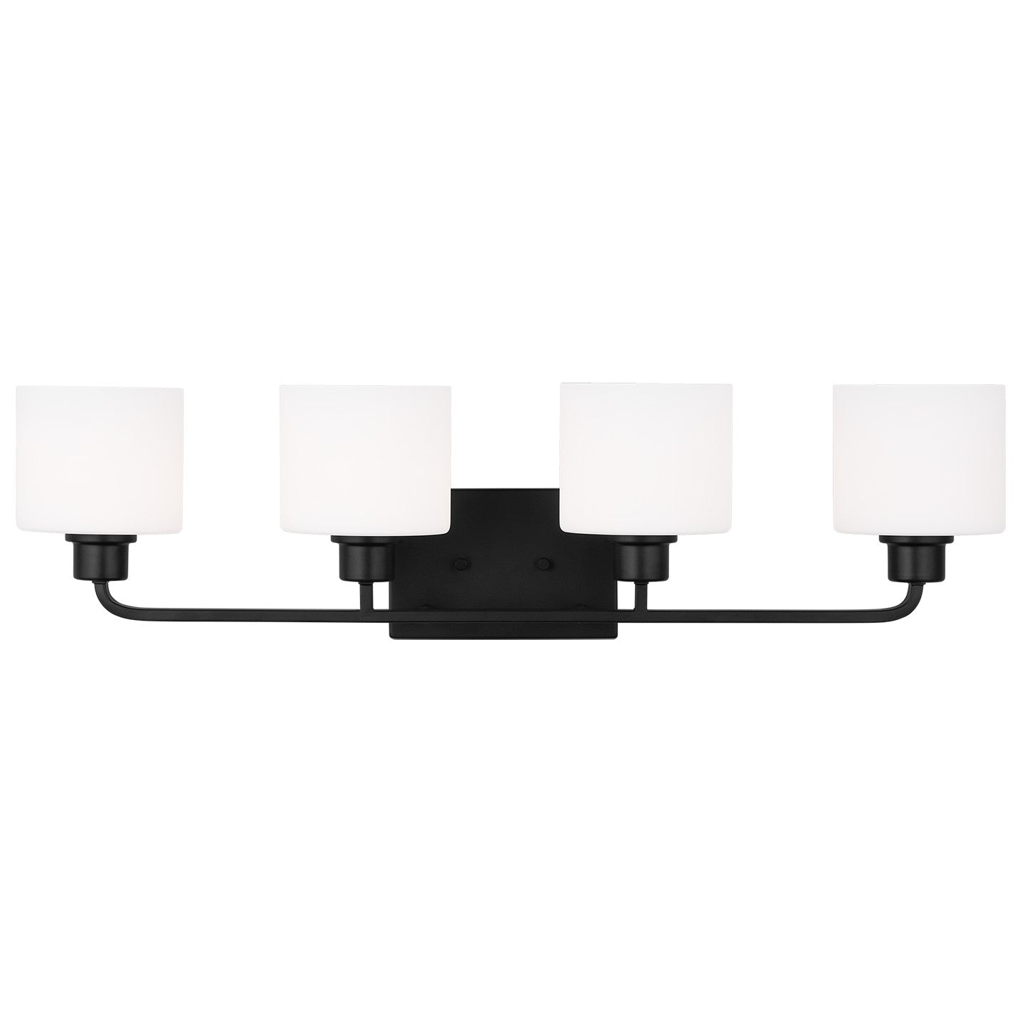 Generation Lighting - 4428804-112 - Four Light Wall / Bath - Canfield - Midnight Black