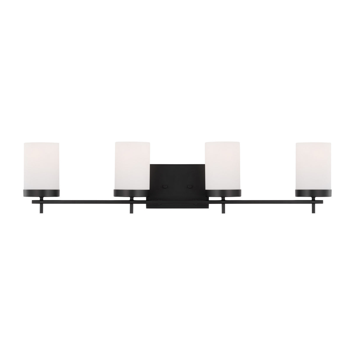 Zire Four Light Bath in Midnight Black