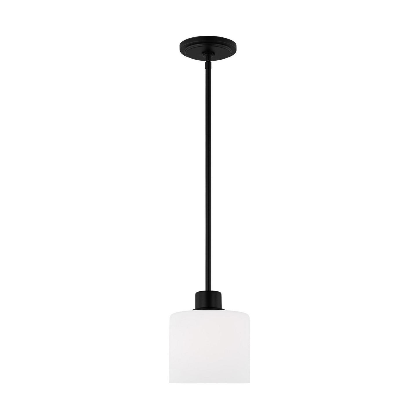 Canfield One Light Mini-Pendant in Midnight Black