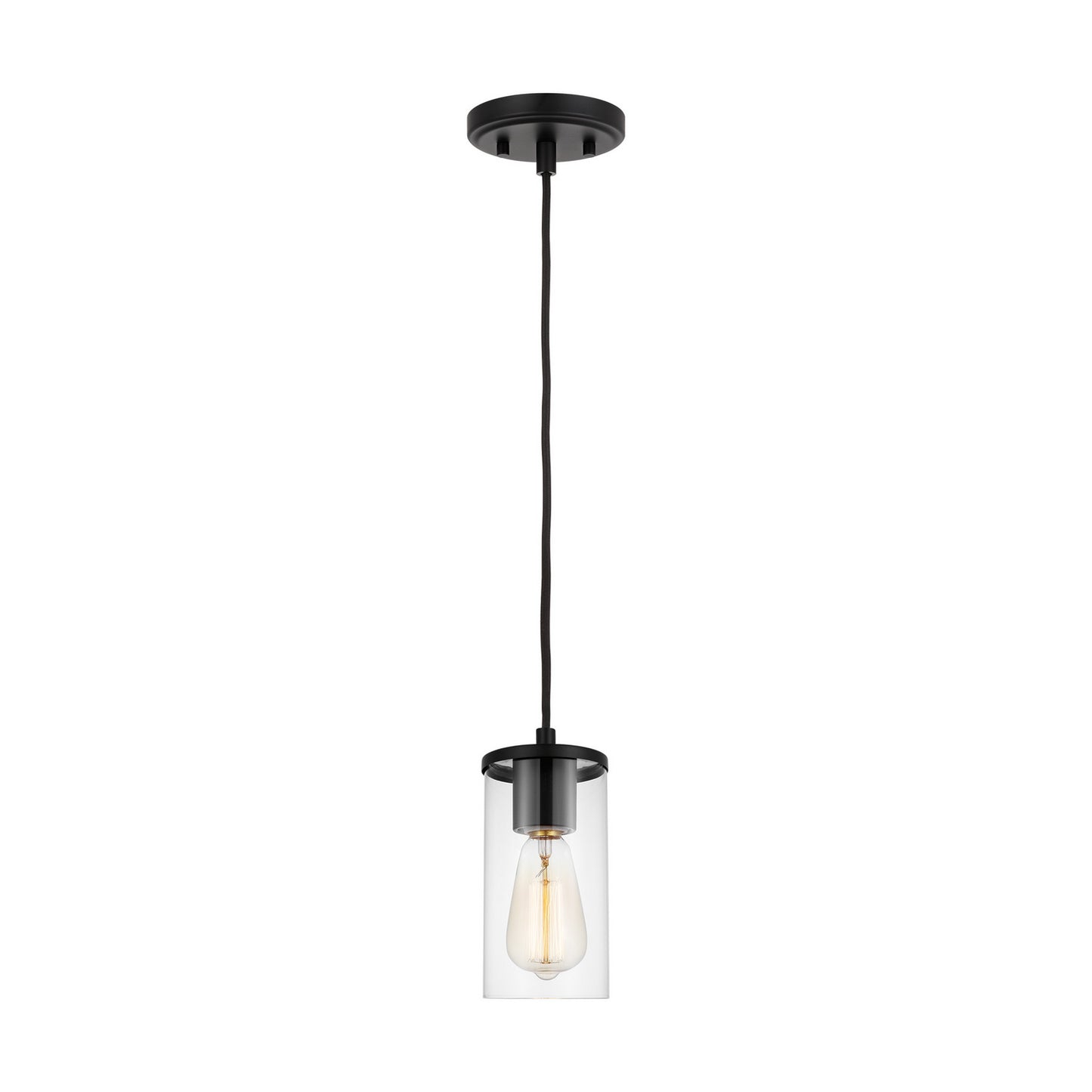 Zire One Light Mini-Pendant in Midnight Black