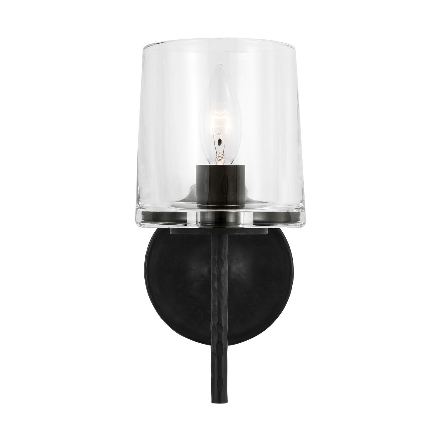 Marietta One Light Wall Sconce in Aged Iron