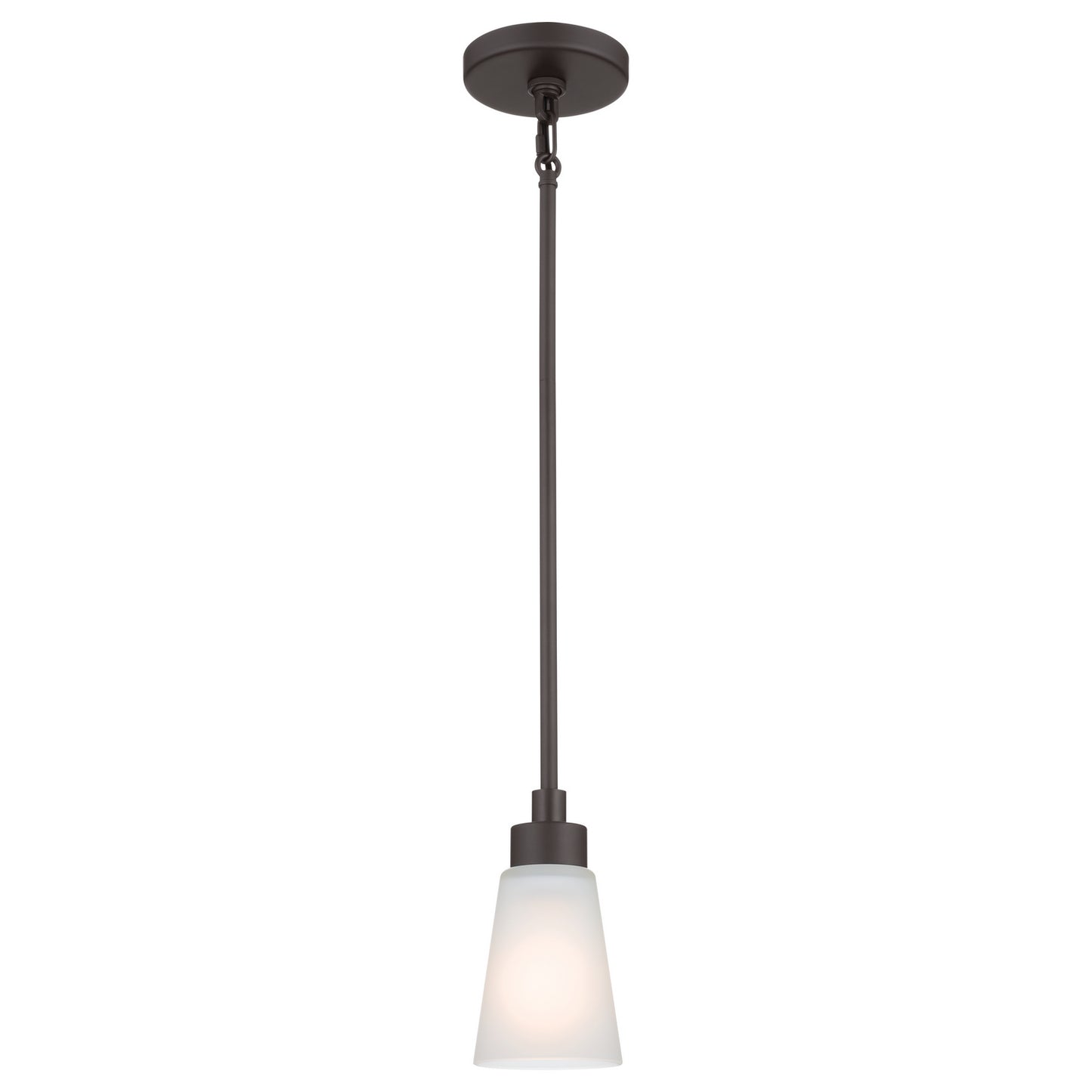 Erma One Light Mini Pendant in Olde Bronze