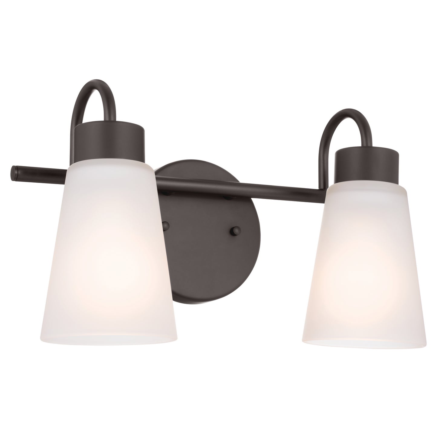 Erma Two Light Bath in Olde Bronze