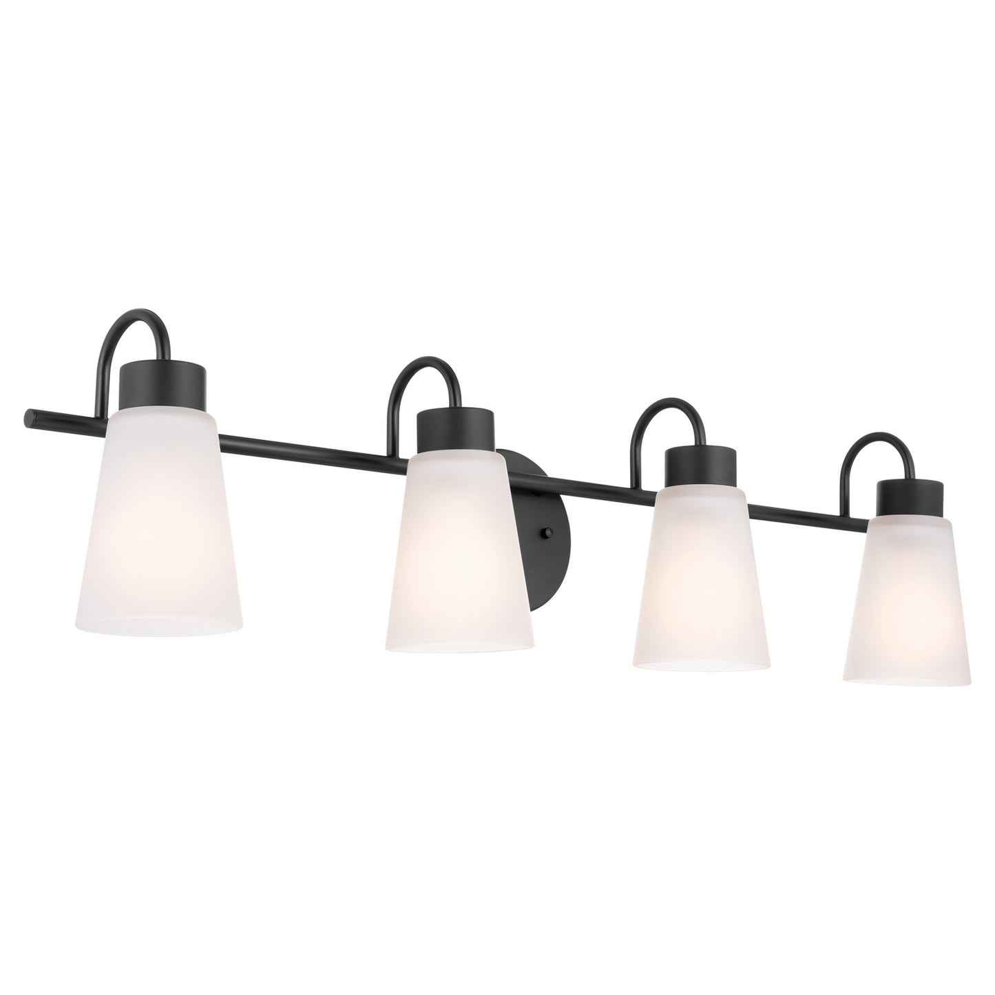 Erma Four Light Bath in Black