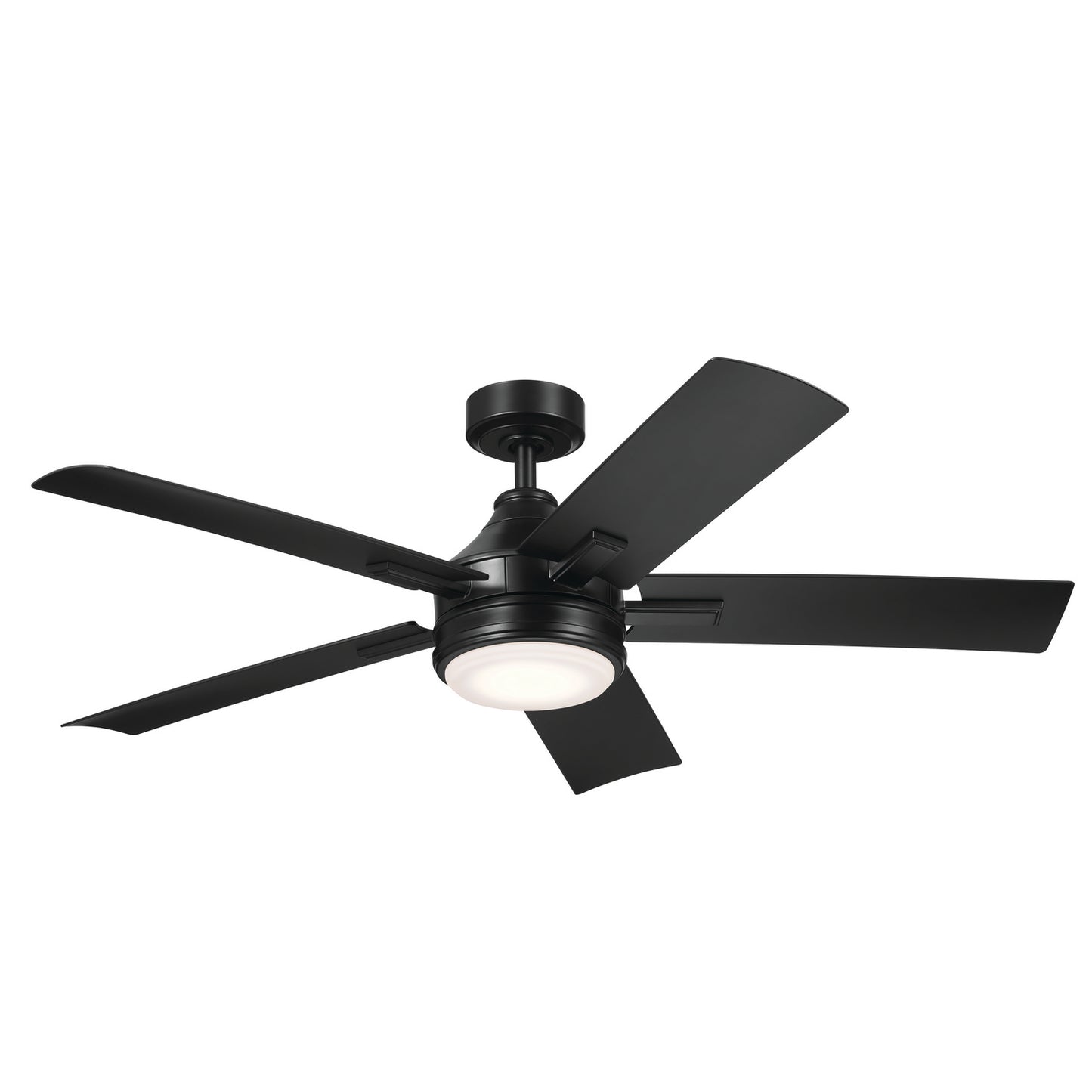 Tide 52"Ceiling Fan in Satin Black