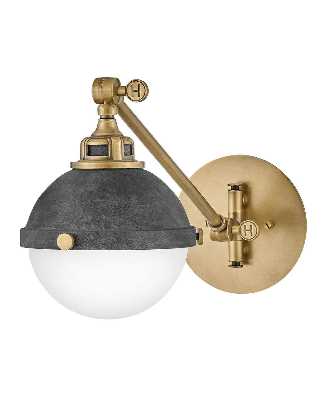 Fletcher LED Wall Sconce in Aged Zinc