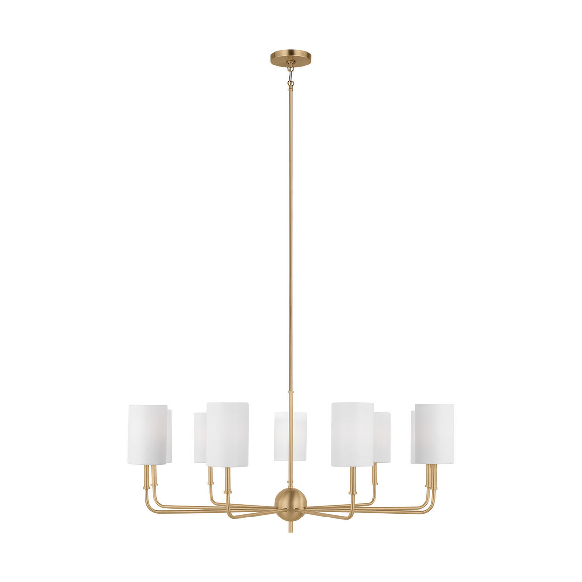 Foxdale LED Chandelier in Satin Brass