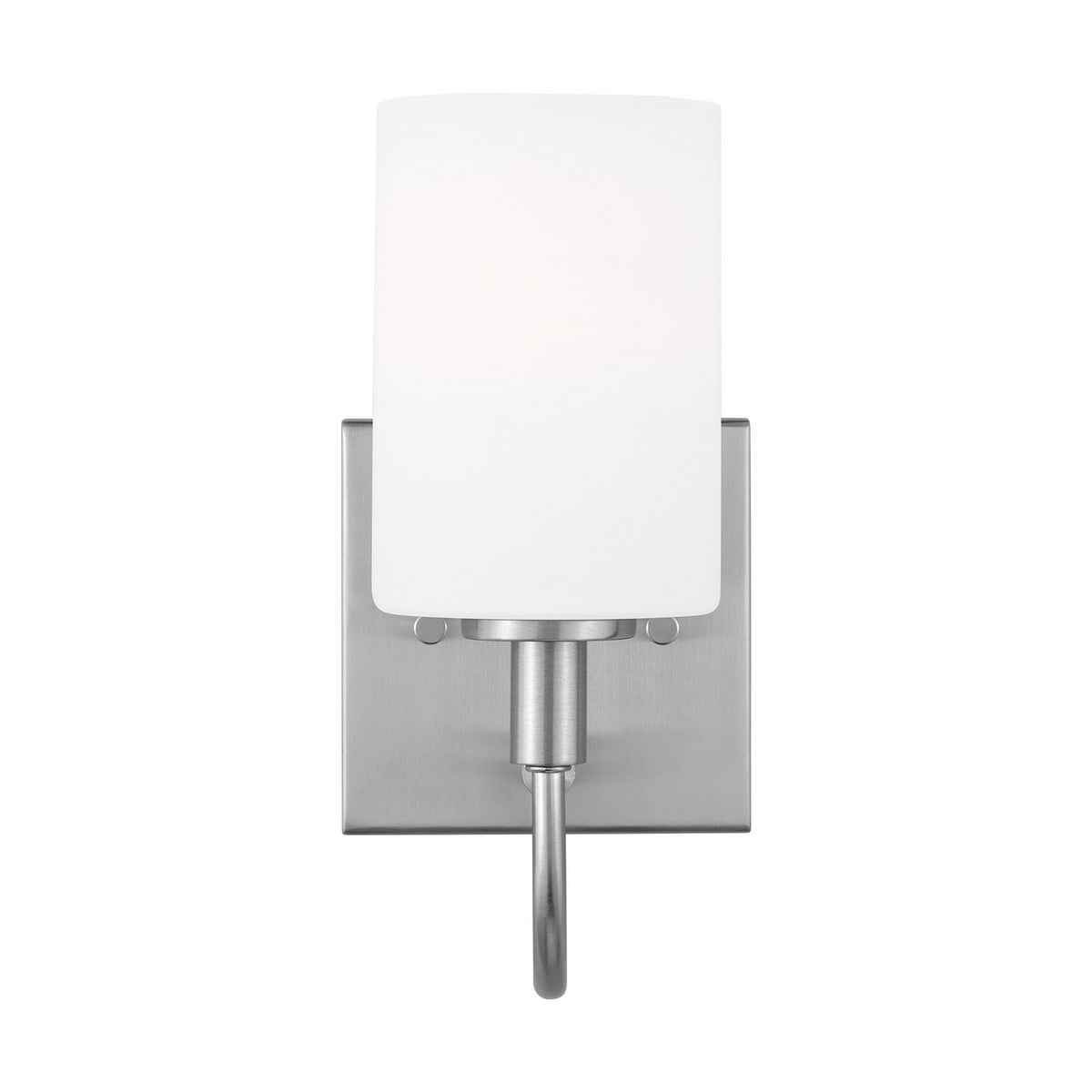 Oak Moore LED Bath Wall Sconce in Brushed Nickel