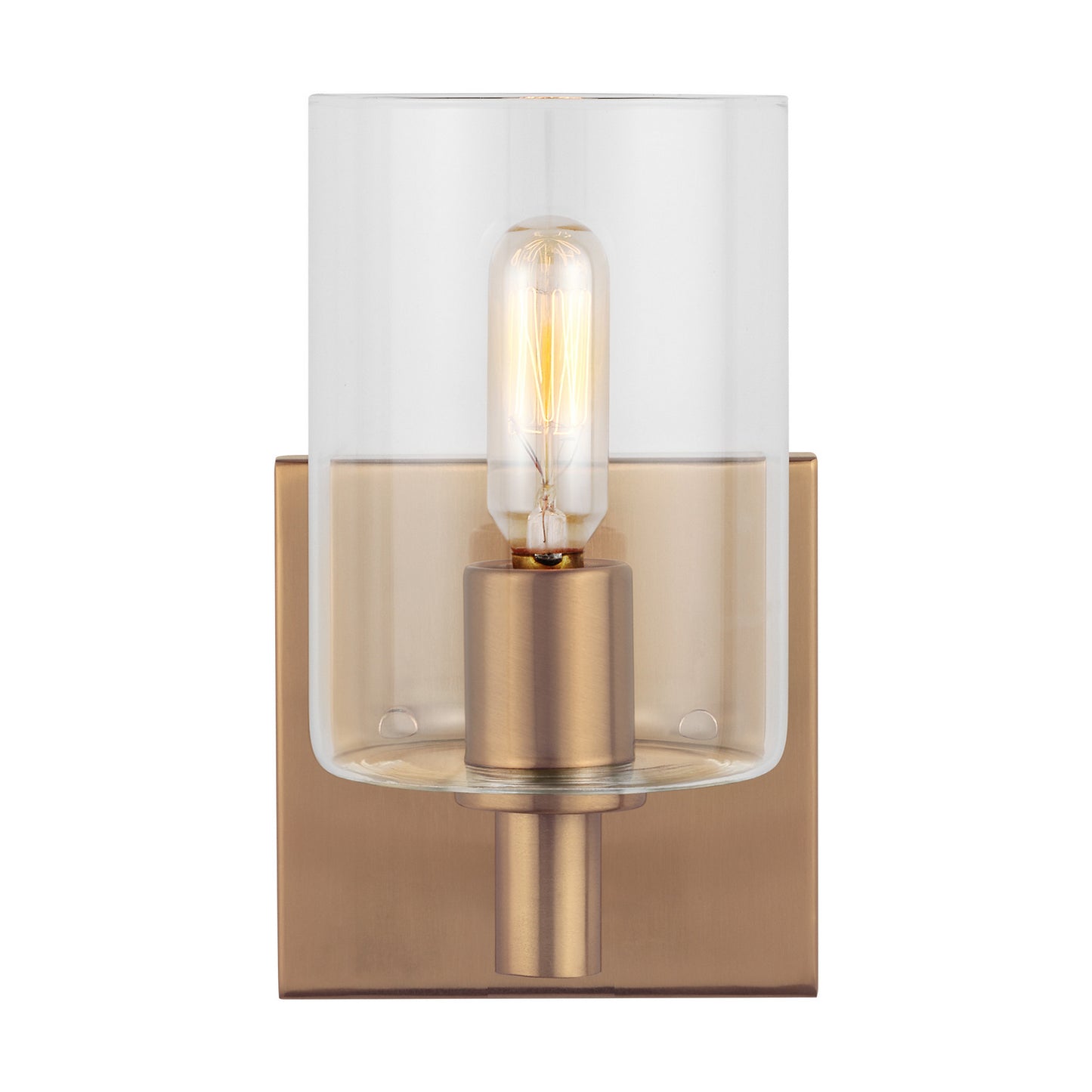 Fullton One Light Bath Vanity in Satin Brass