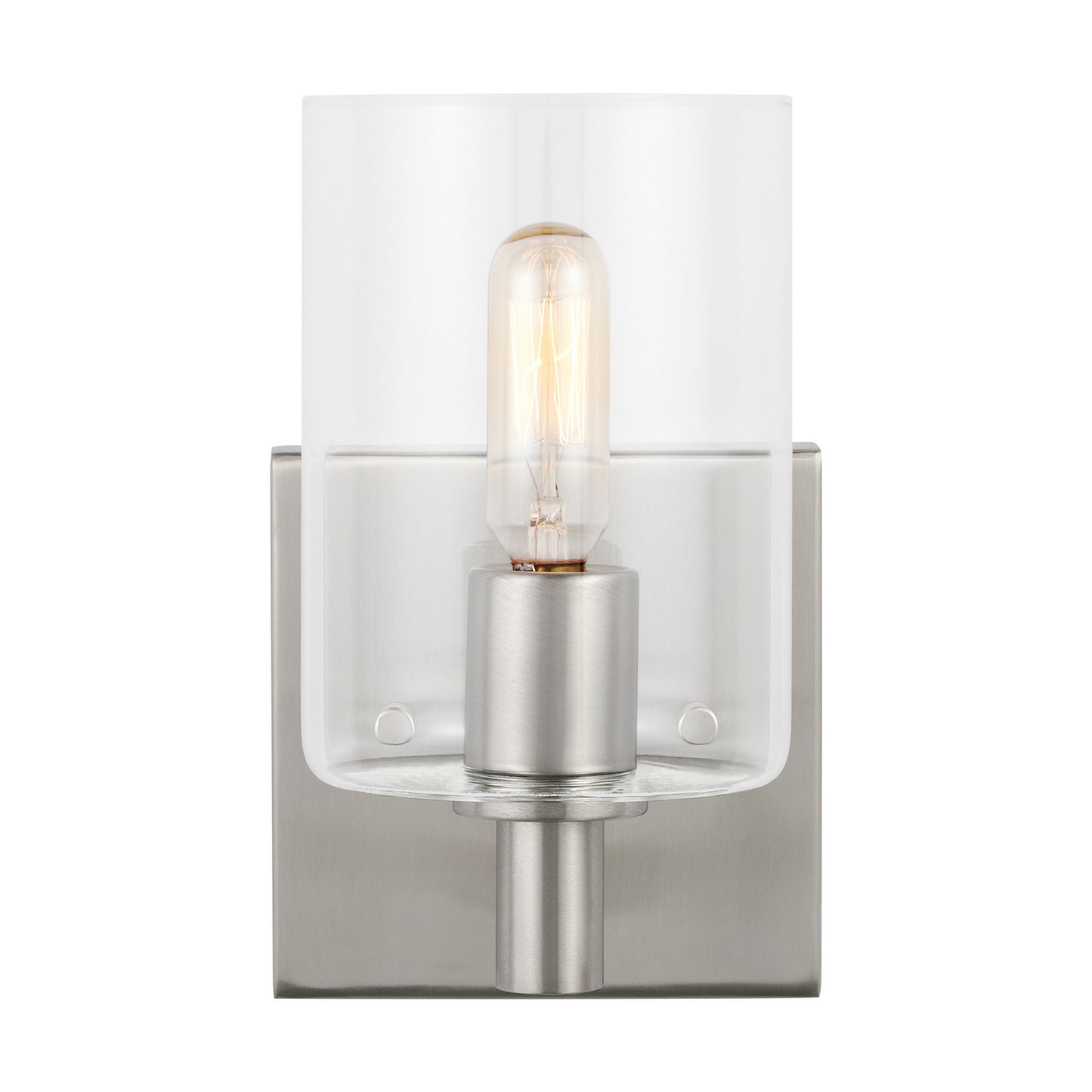 Fullton One Light Bath Vanity in Brushed Nickel