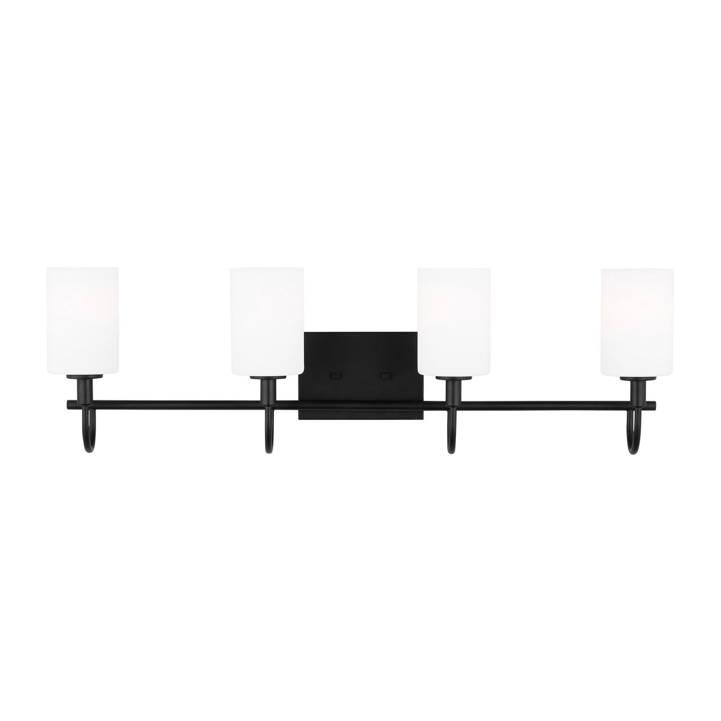 Oak Moore LED Bath Wall Sconce in Midnight Black