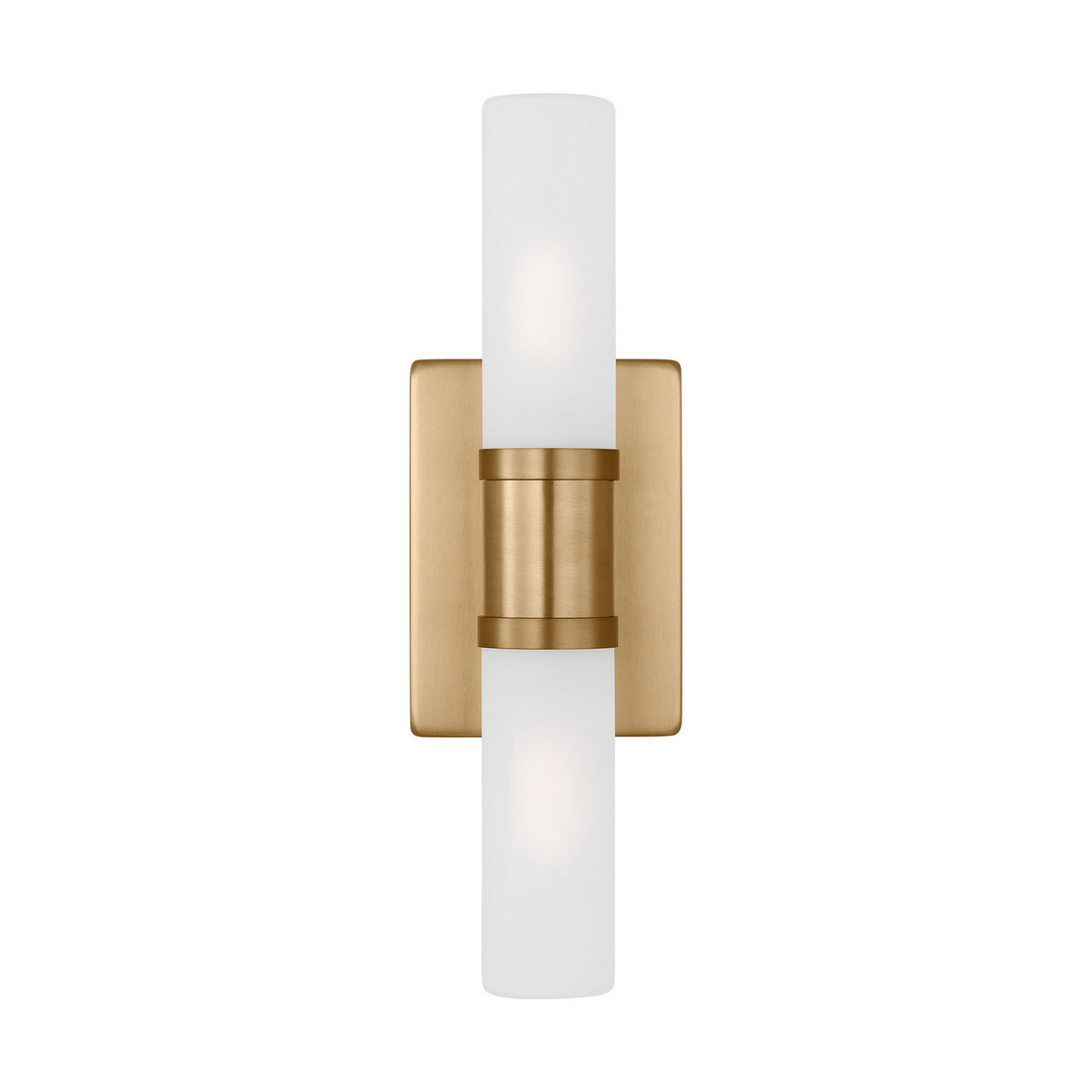 Keaton Two Light Bath Vanity in Satin Brass
