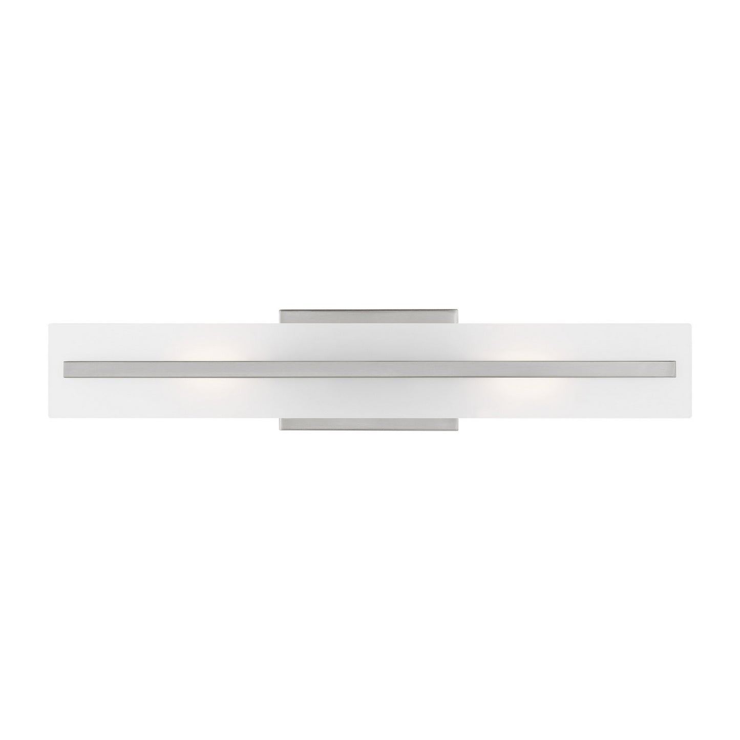 Dex Two Light Bath Vanity in Brushed Nickel