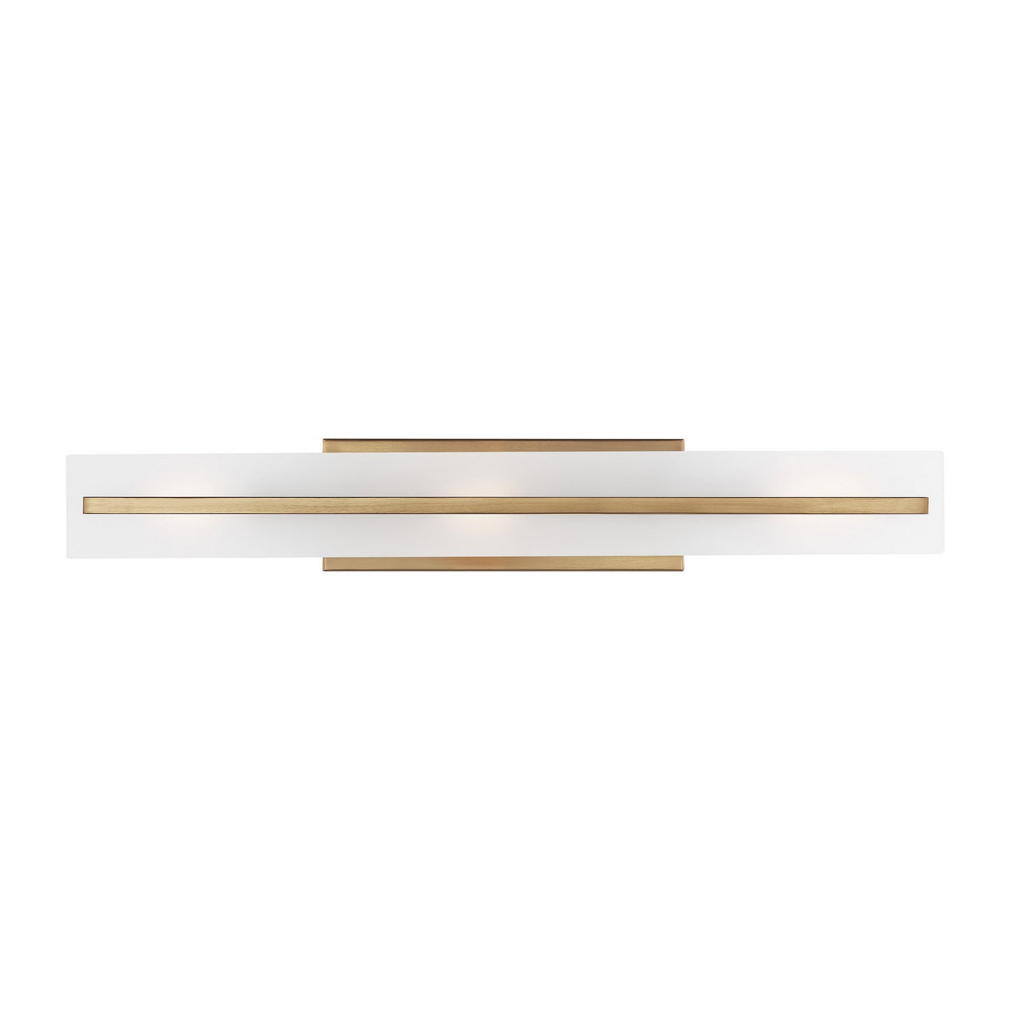 Dex LED Bath Wall Sconce in Satin Brass