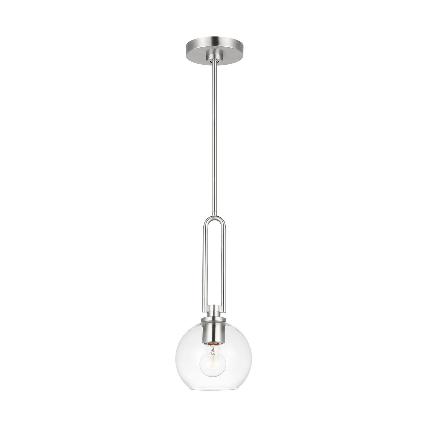 Codyn One Light Pendant in Brushed Nickel