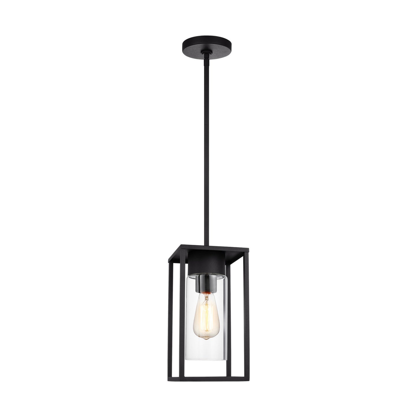 Vado One Light Outdoor Pendant in Black