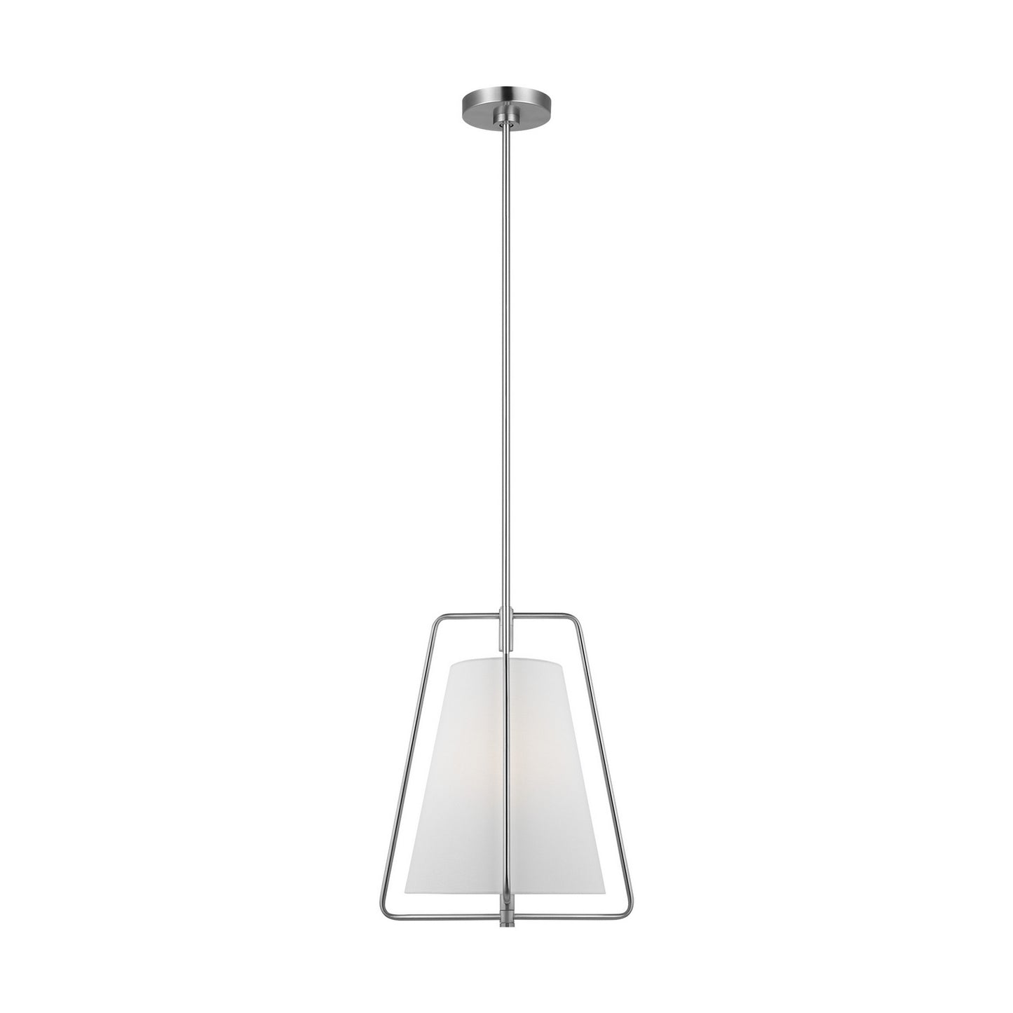 Allis One Light Pendant in Brushed Nickel