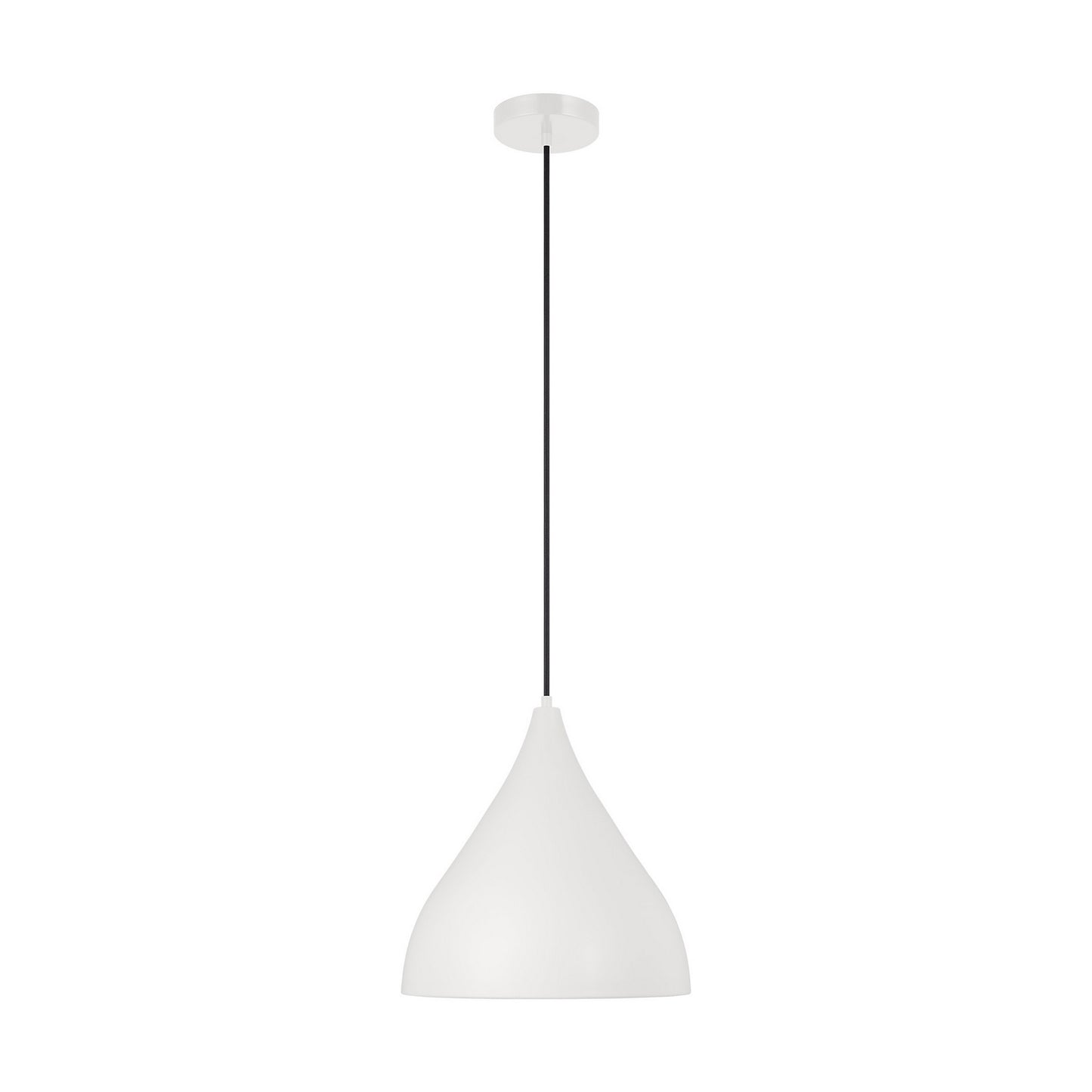 Oden One Light Pendant in Matte White