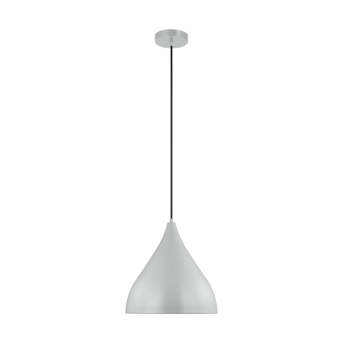 Oden One Light Pendant in Matte Grey