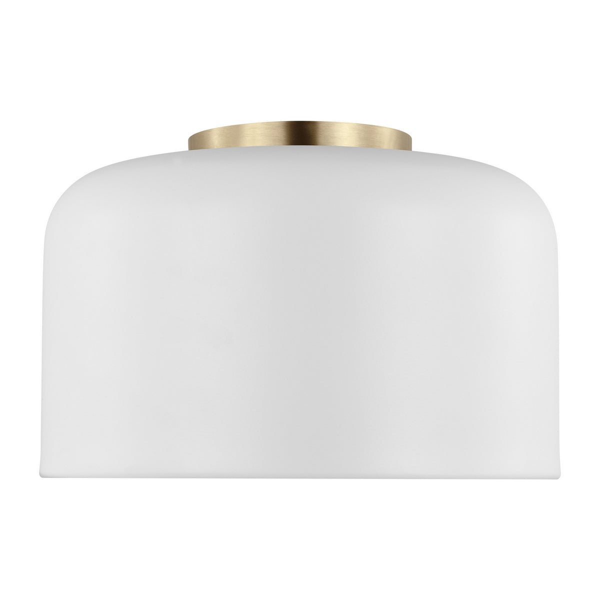 Malone One Light Flush Mount in Matte White