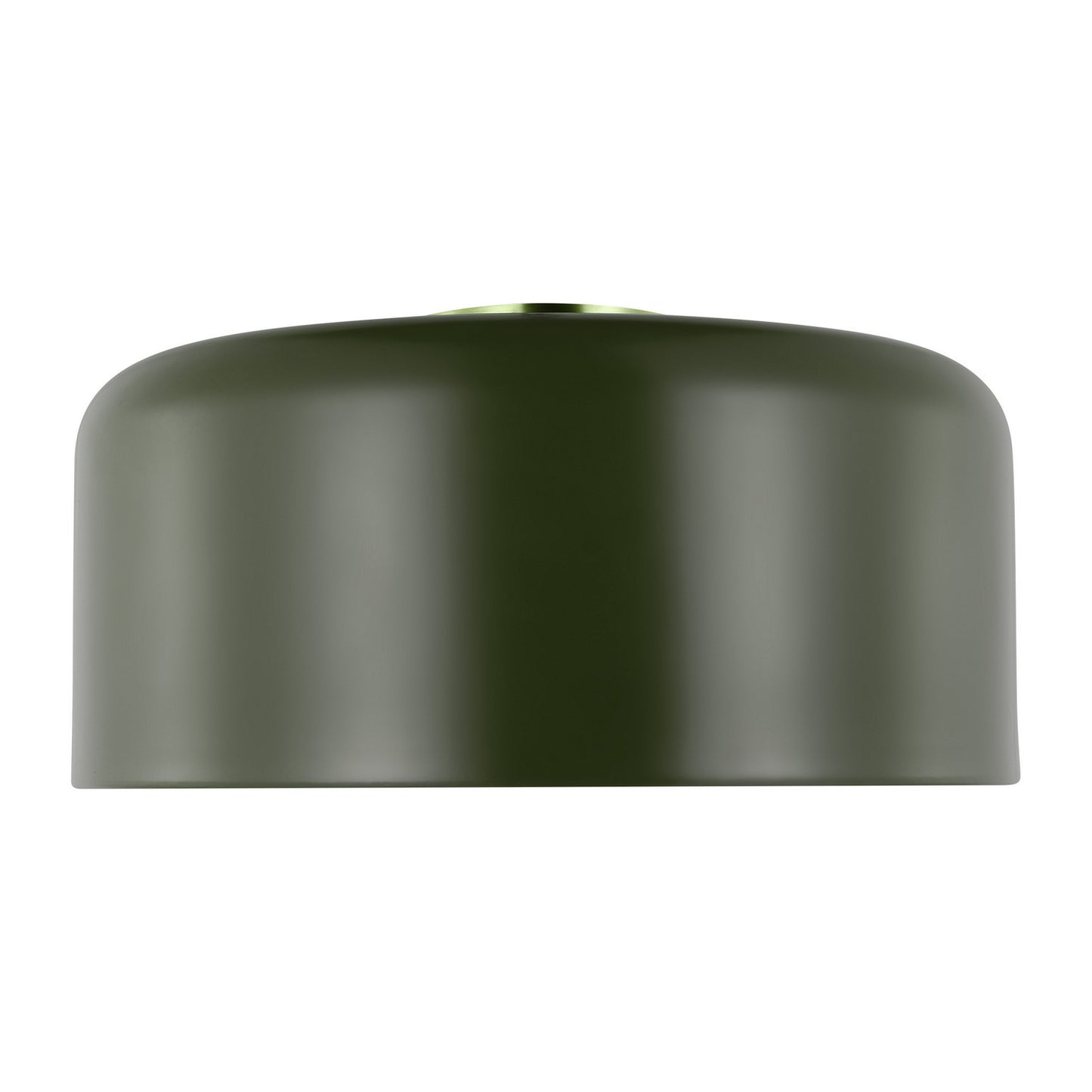 Malone One Light Flush Mount in Olive